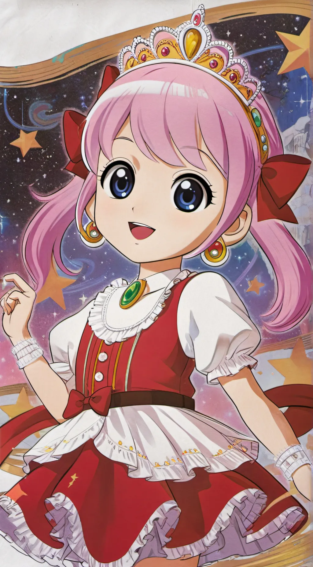 ai character:  catch puffpiny background