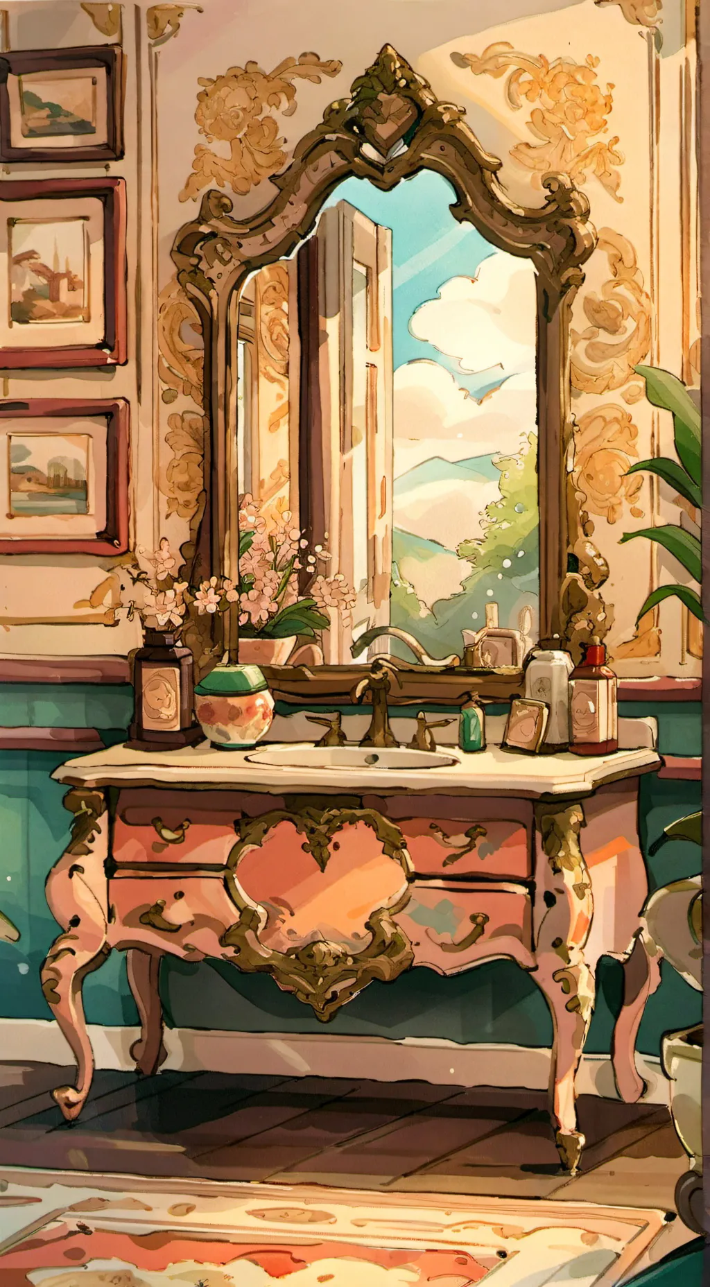 ai character: jewelry box✨💍 background