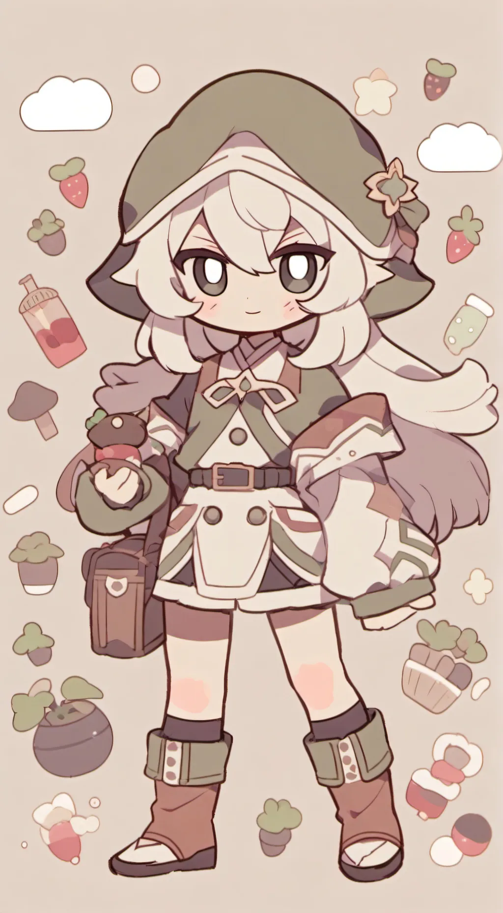 ai character: Poise's world Au background