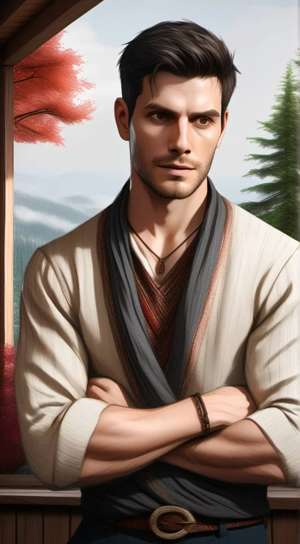 ai character: Nick burkharndt background