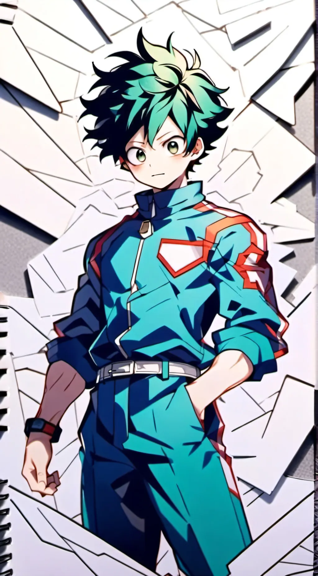 ai character: mha + my oc 1 background