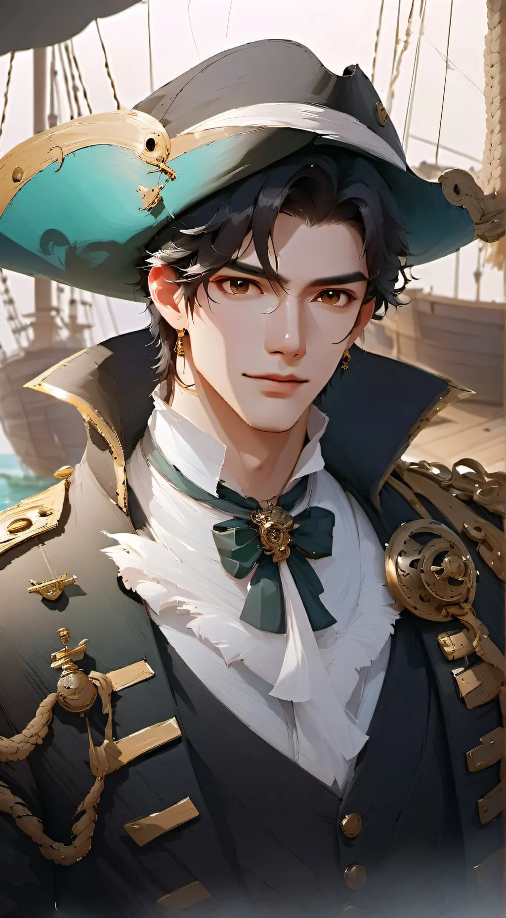 ai character: Evern Lokie  background