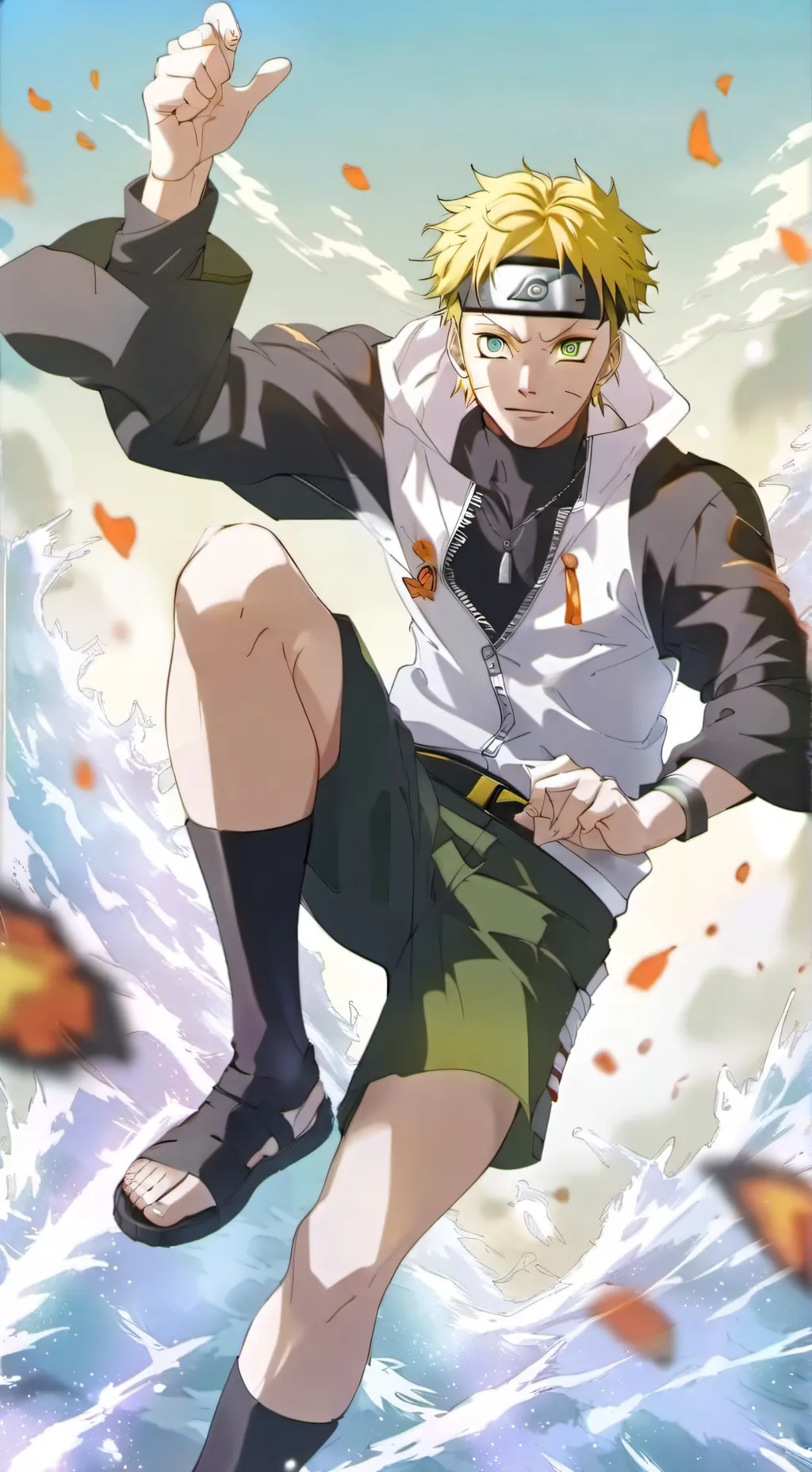 ai character: Naruto Uzumaki background