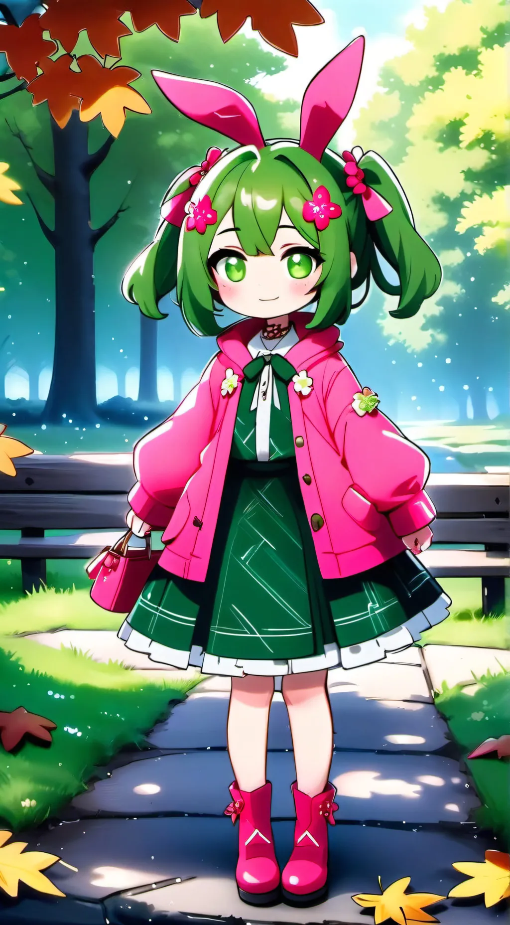 ai character: Summer background