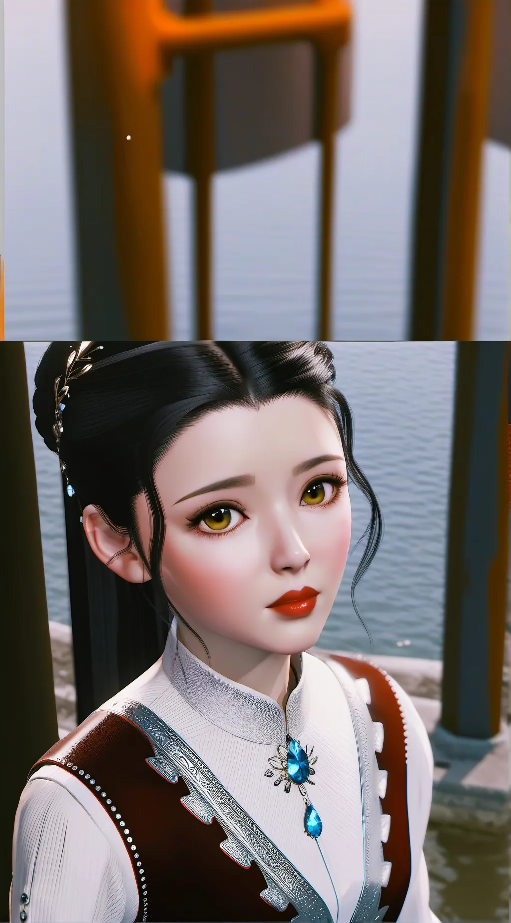 ai character: Nina  background