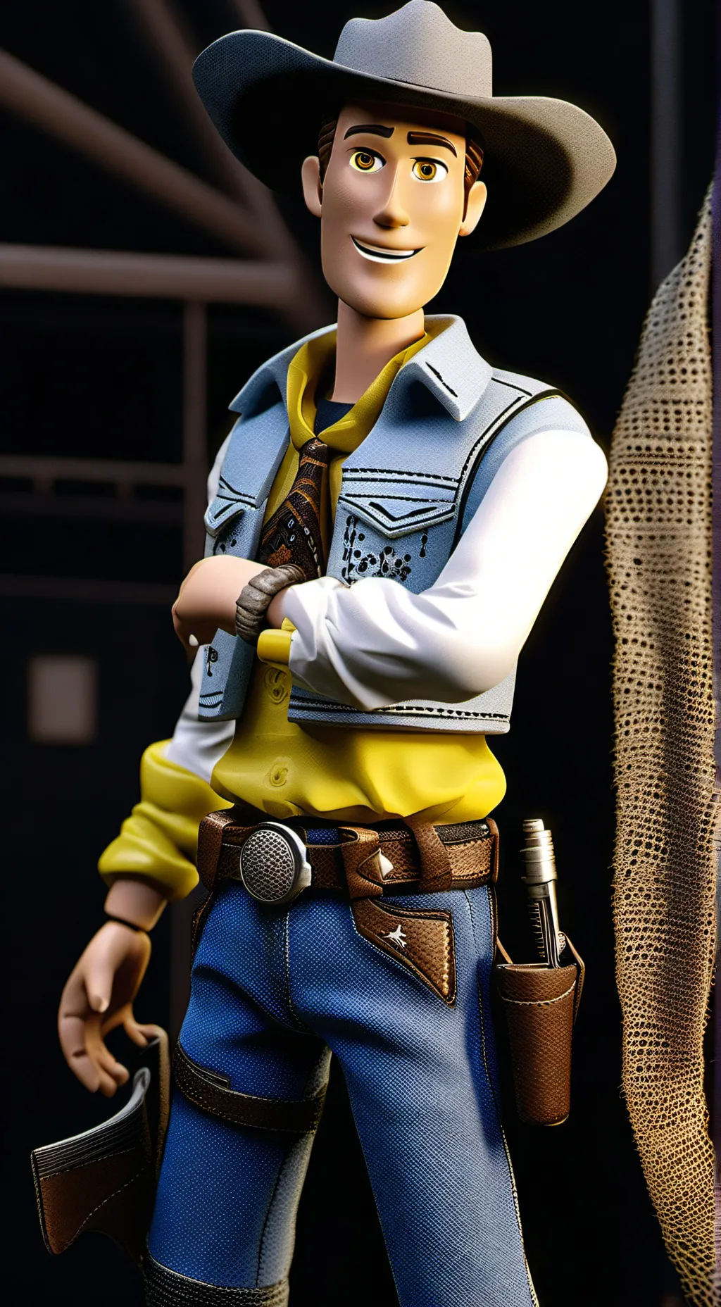 ai character: Sheriff Woody background