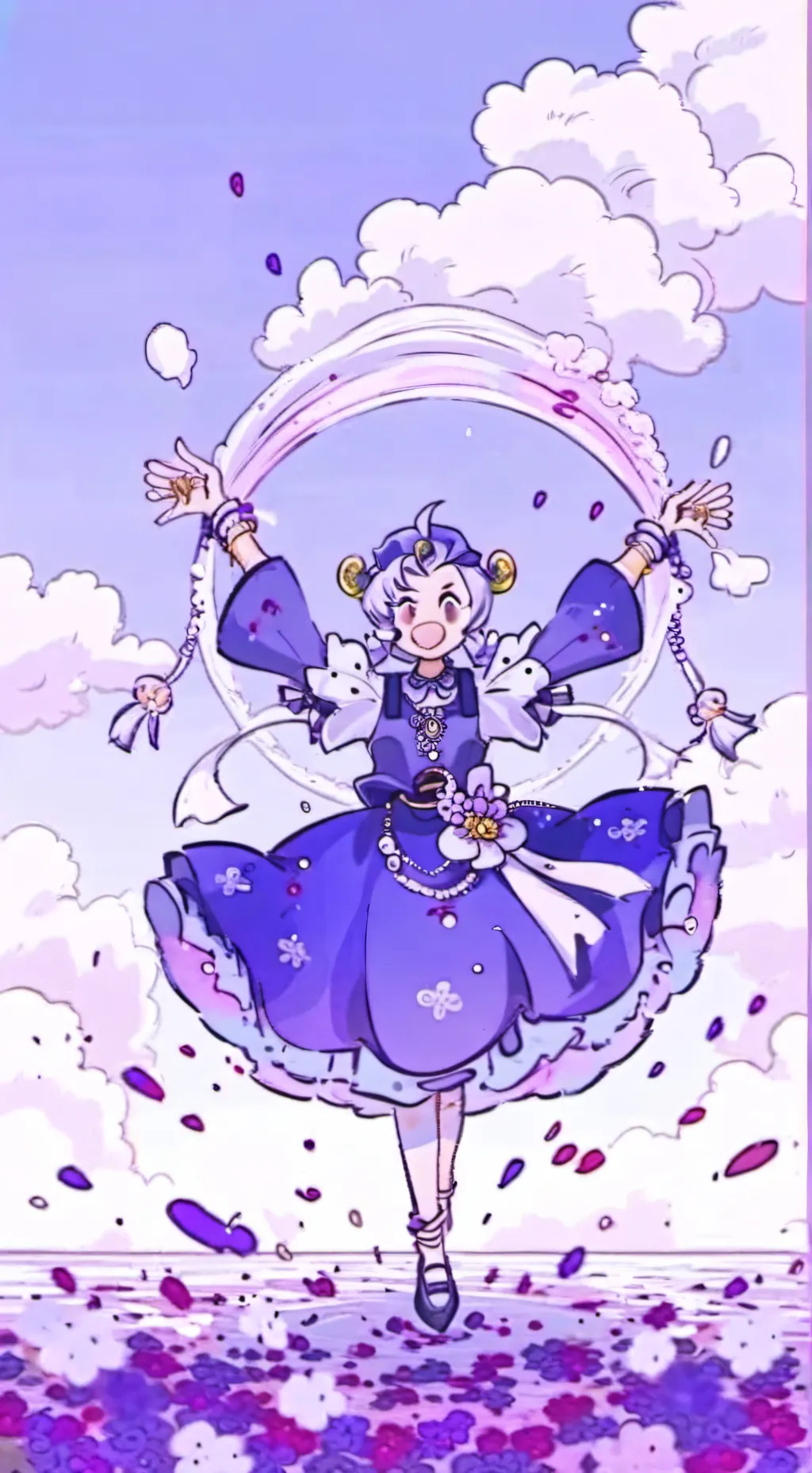 ai character: Blueberry background