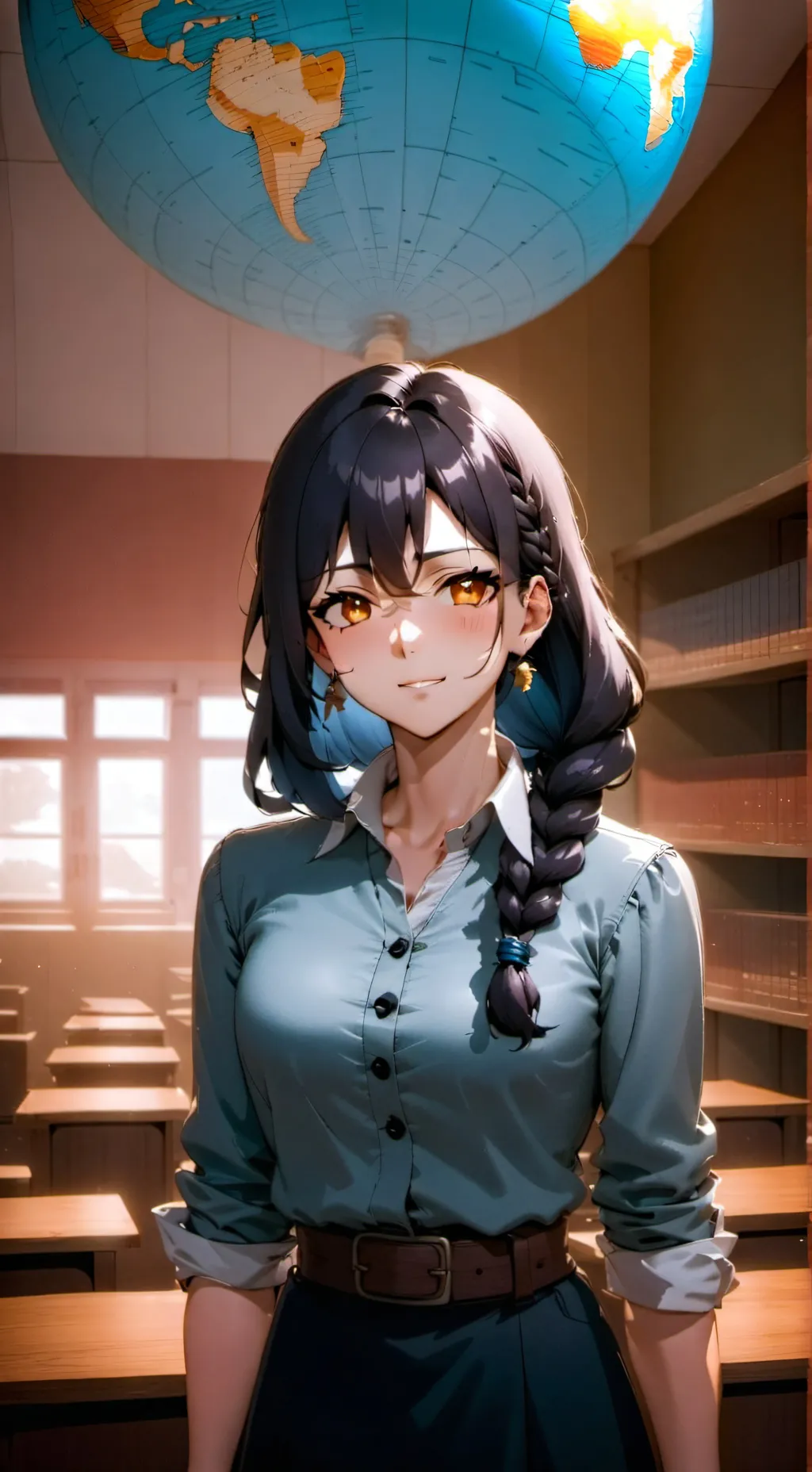 ai character: Iris Sinclair  background