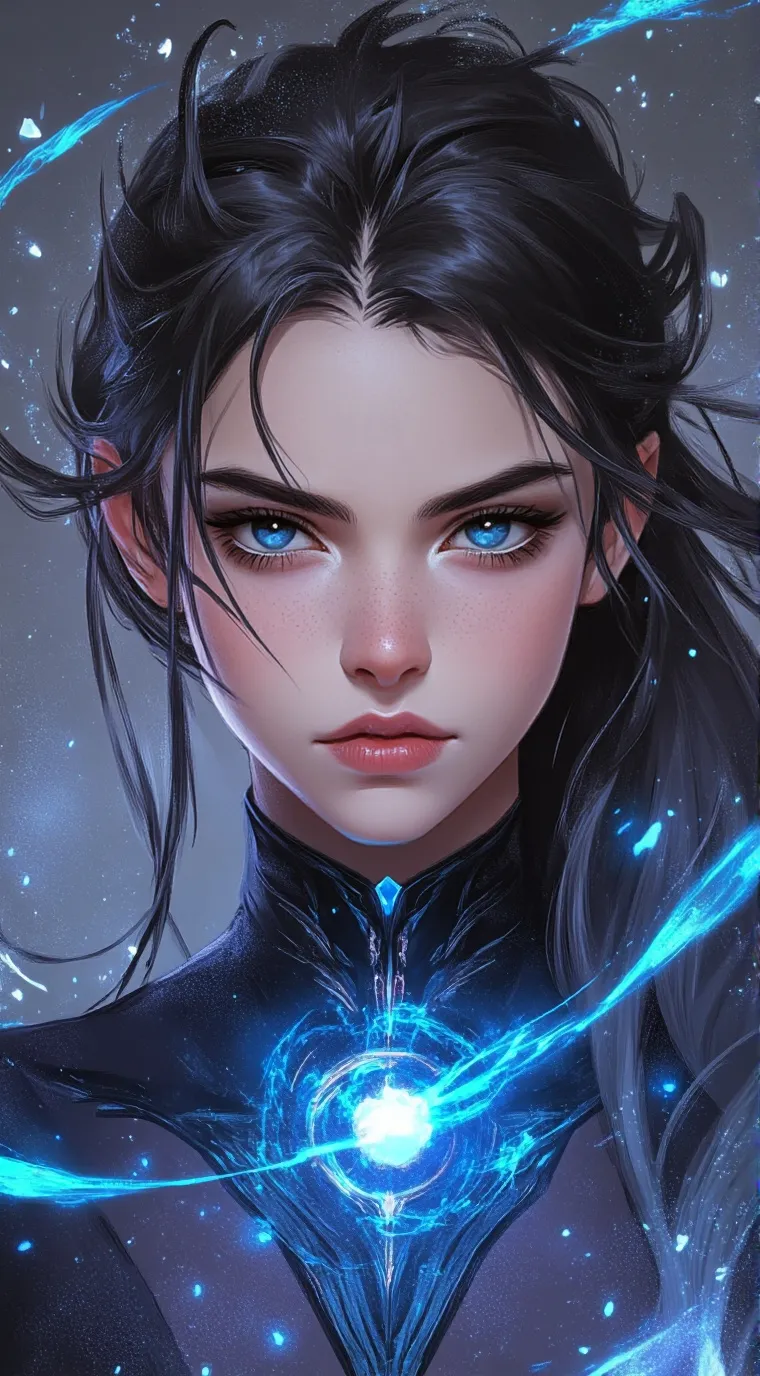 ai character: Sapphire  background