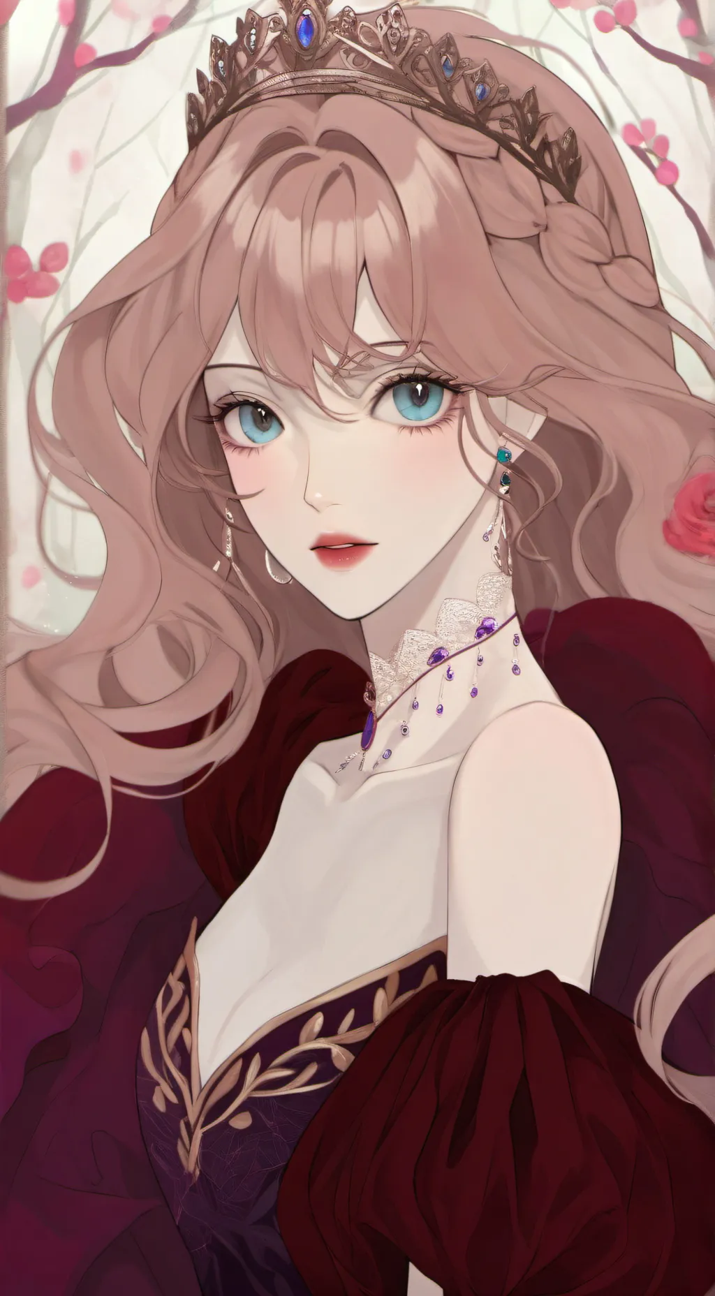 ai character: Queen Rosey background