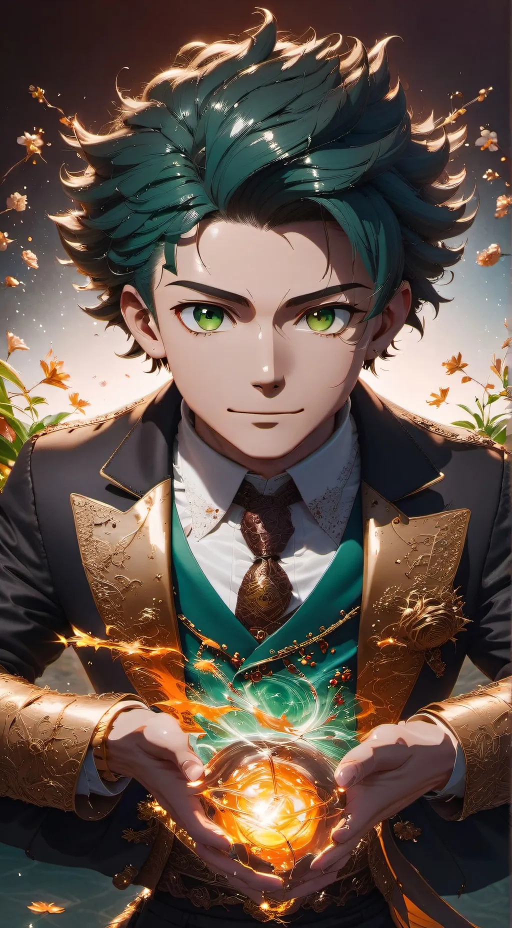 ai character: MHA × my OC background