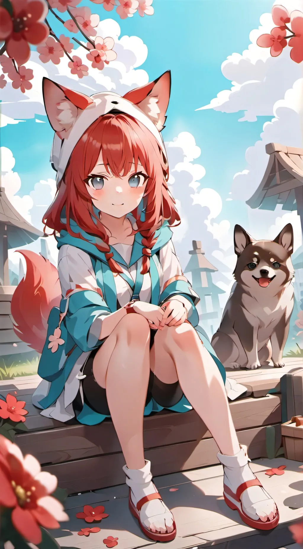 ai character: luna background