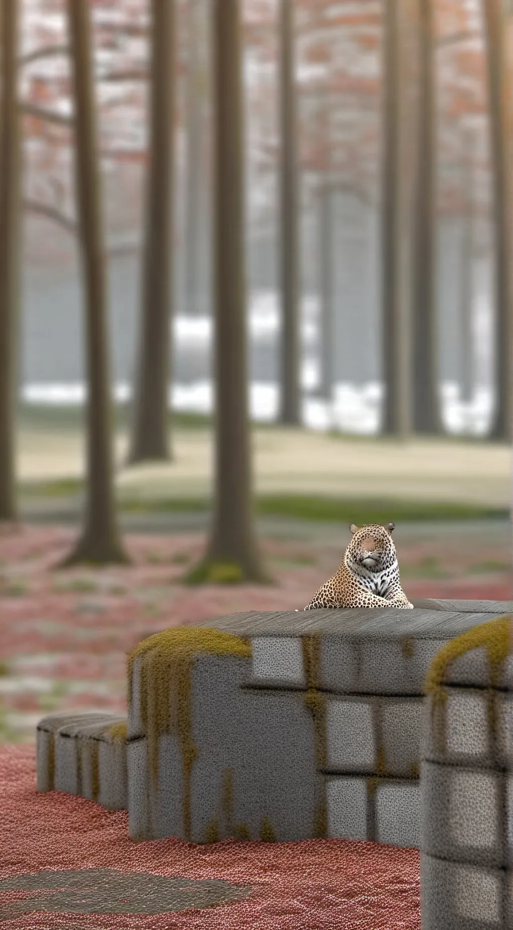 ai character: Kny squid game  background