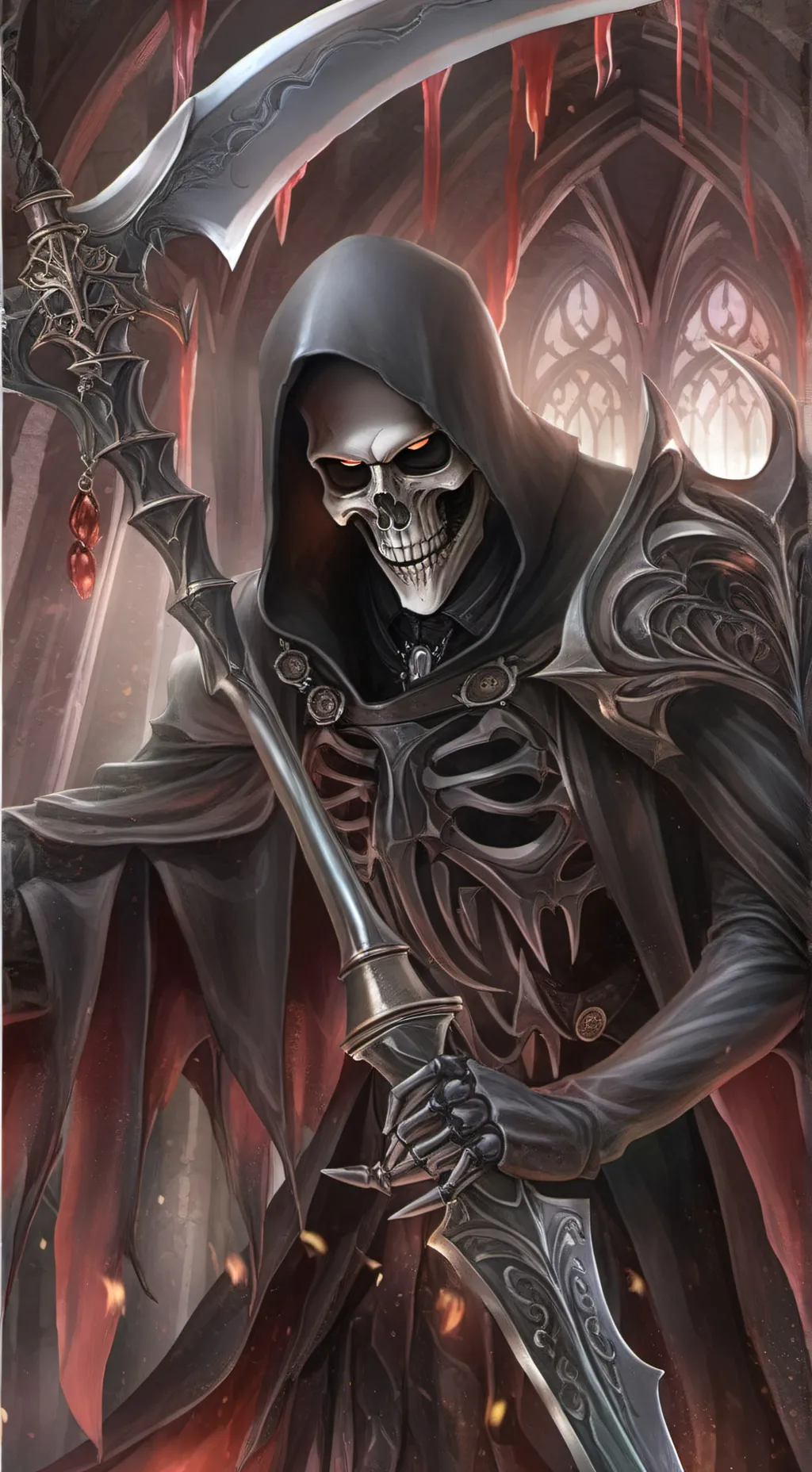 ai character: undertale vs DEATH background