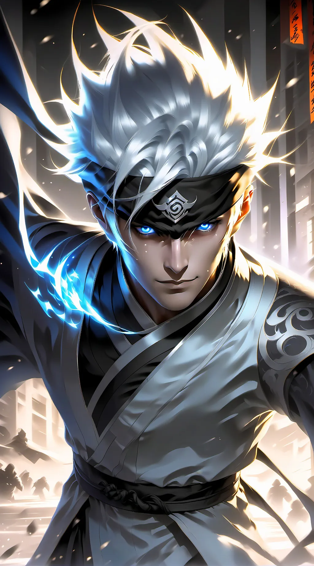 ai character: Satoru Gojo background