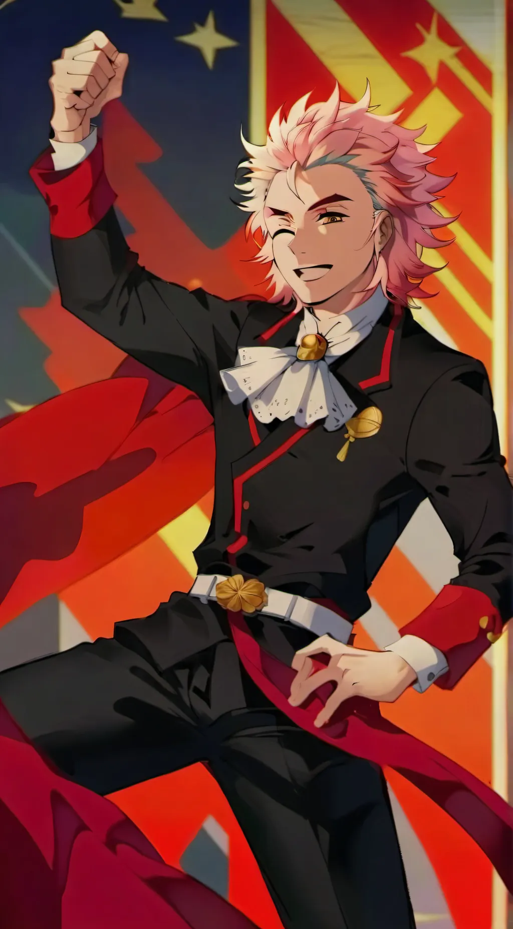 ai character: Rengoku  background