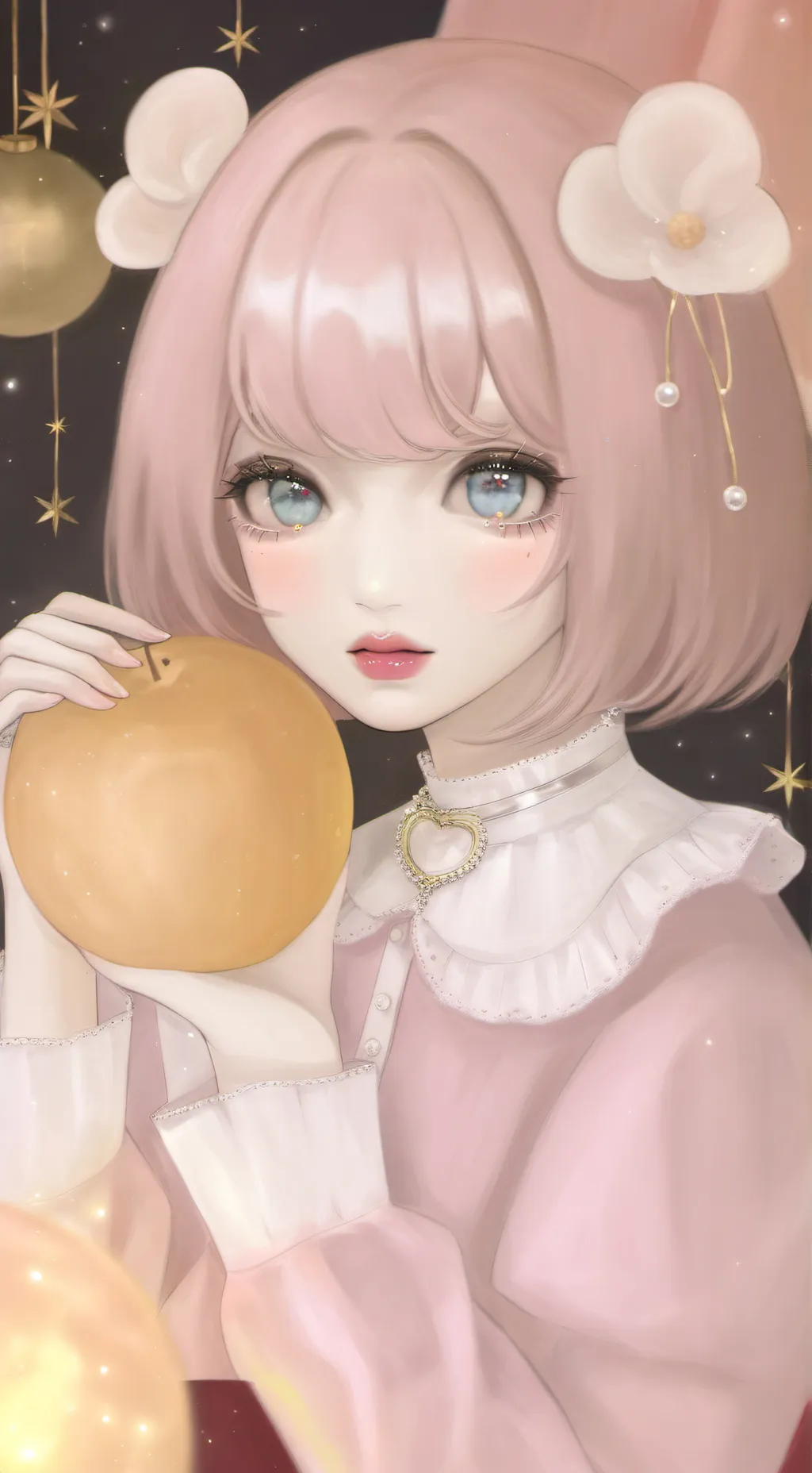 ai character: Luisa ♥️♥️ background