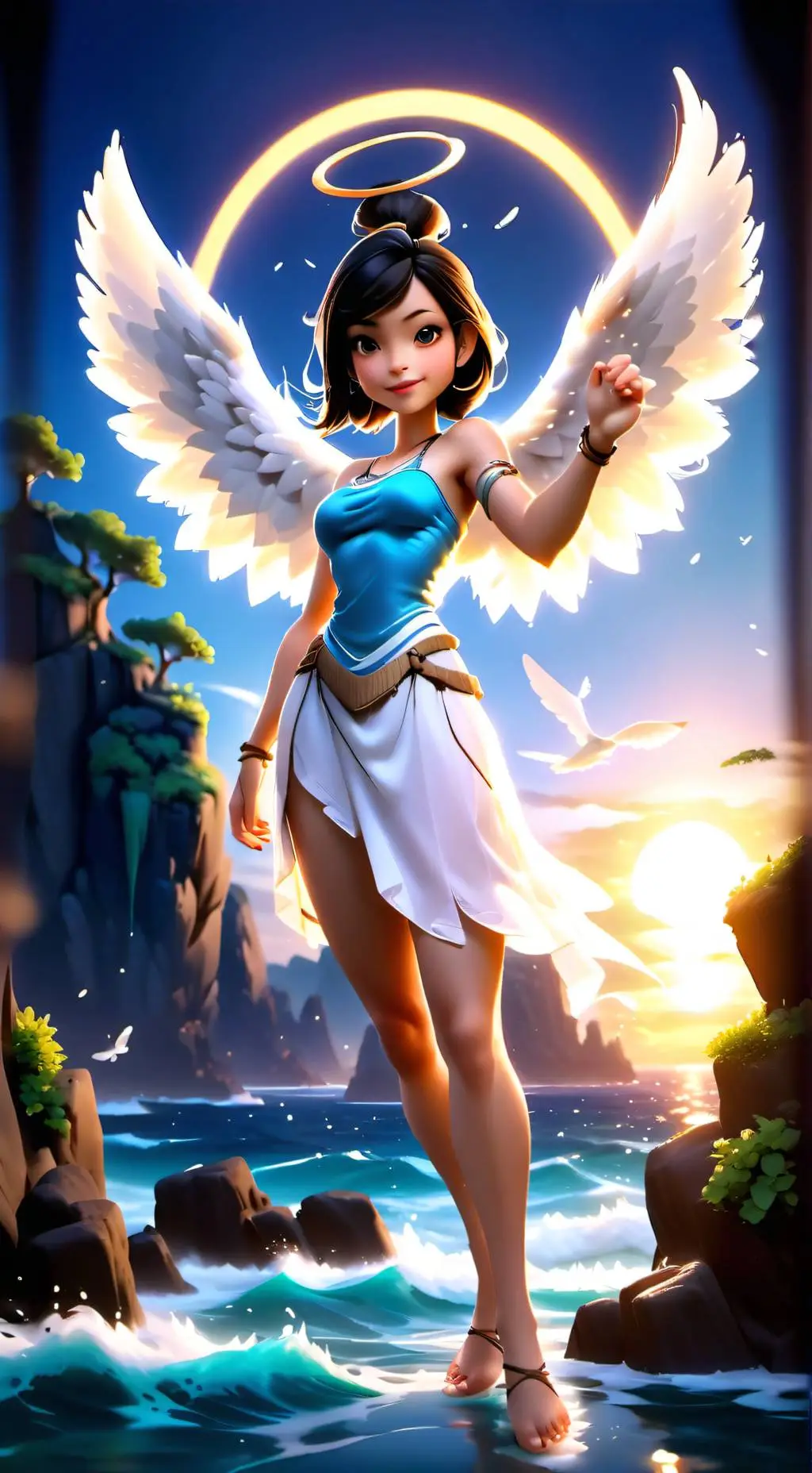 ai character: Sea Light (Sea) background