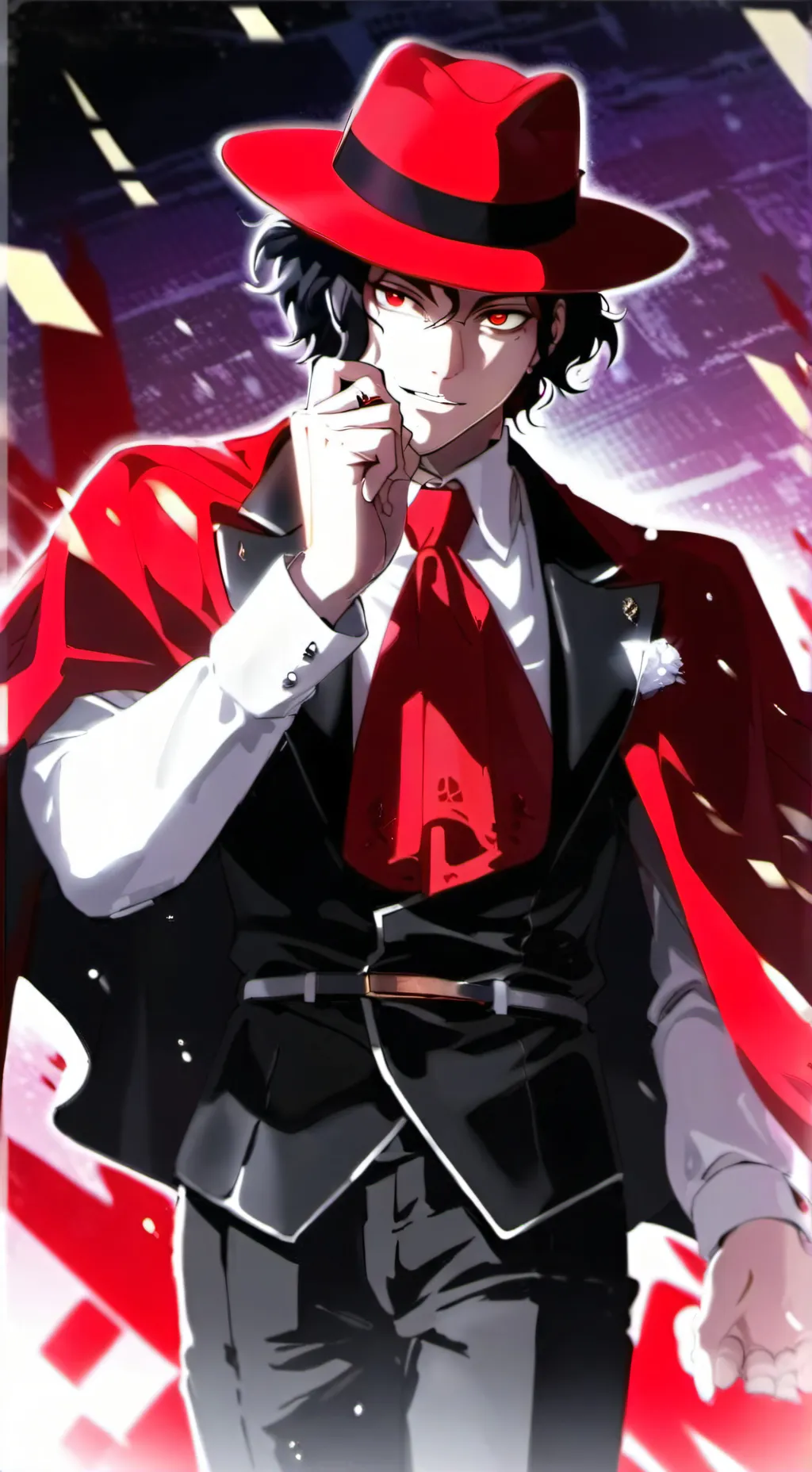 ai character: Muzan Kibutsuji  background