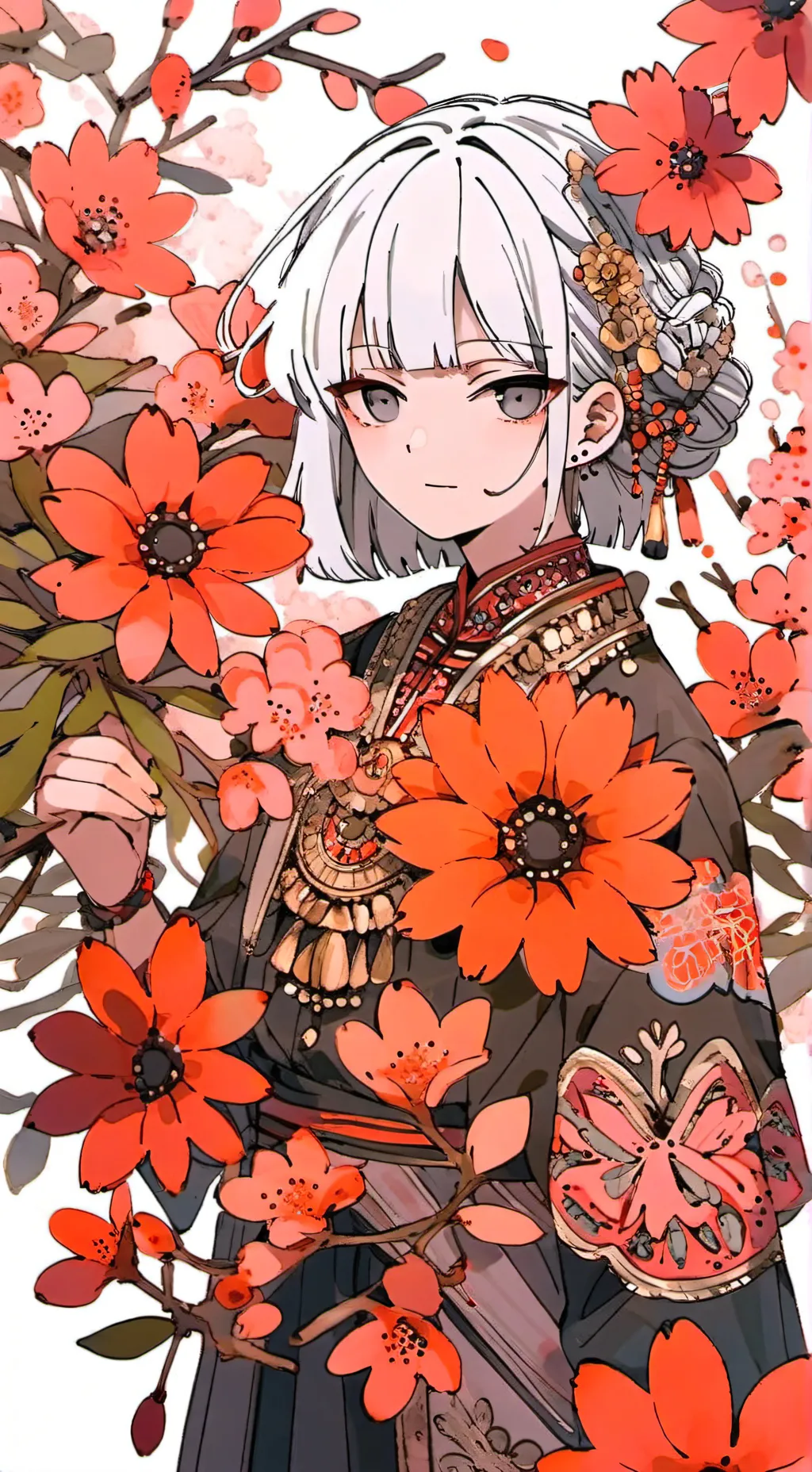 ai character: Chica nueva en MHA background