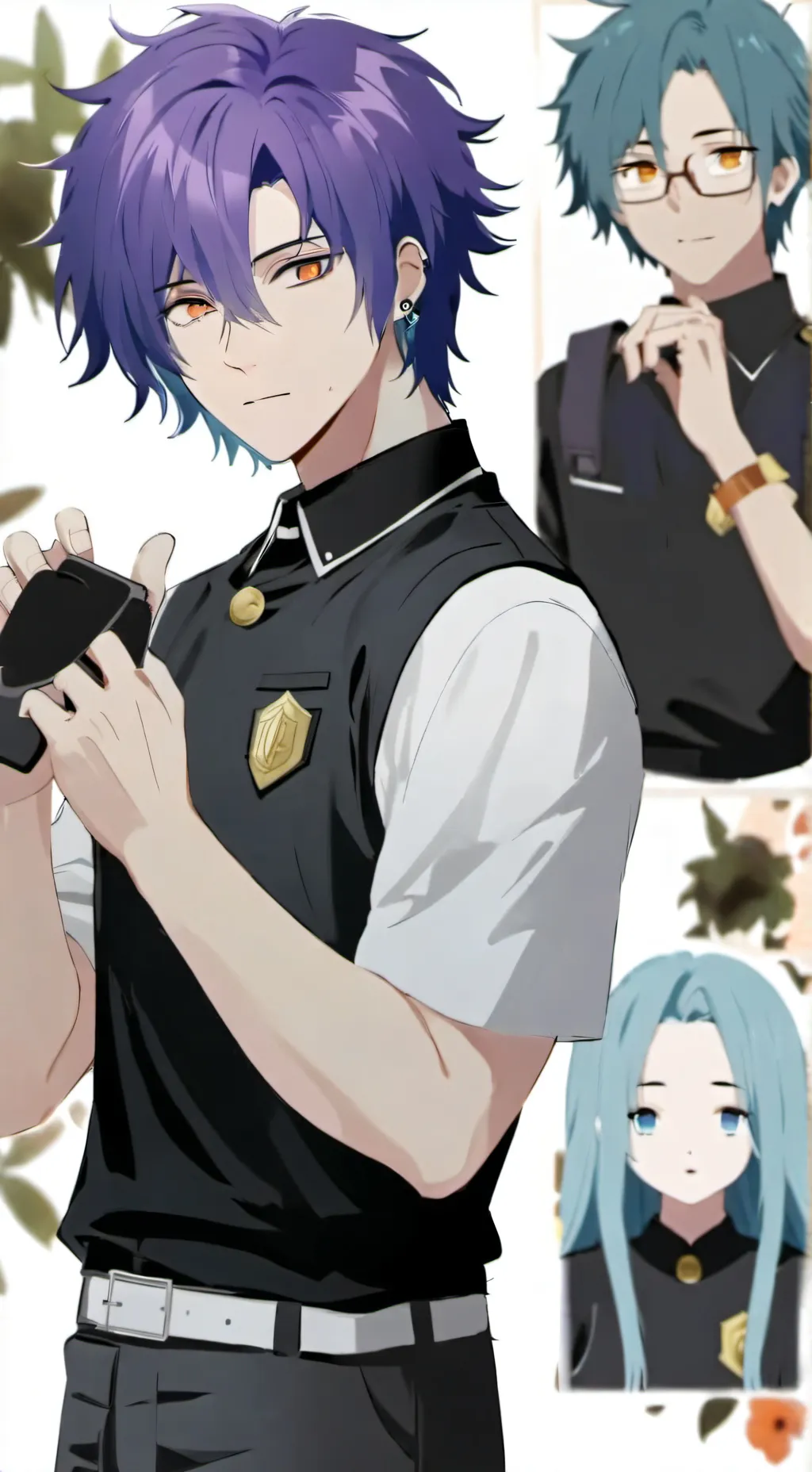 ai character: minoru  background