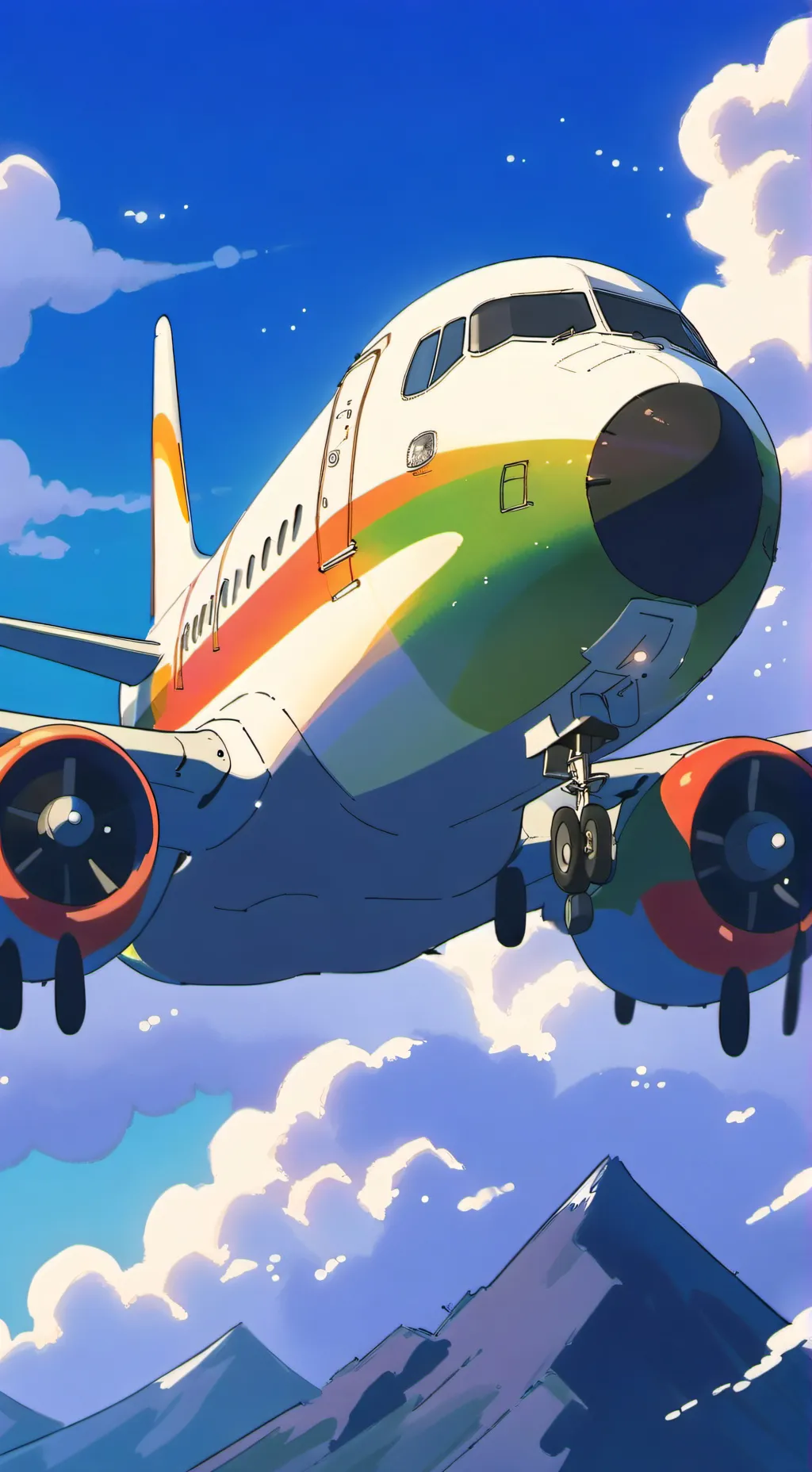 ai character: plane roleplay  background