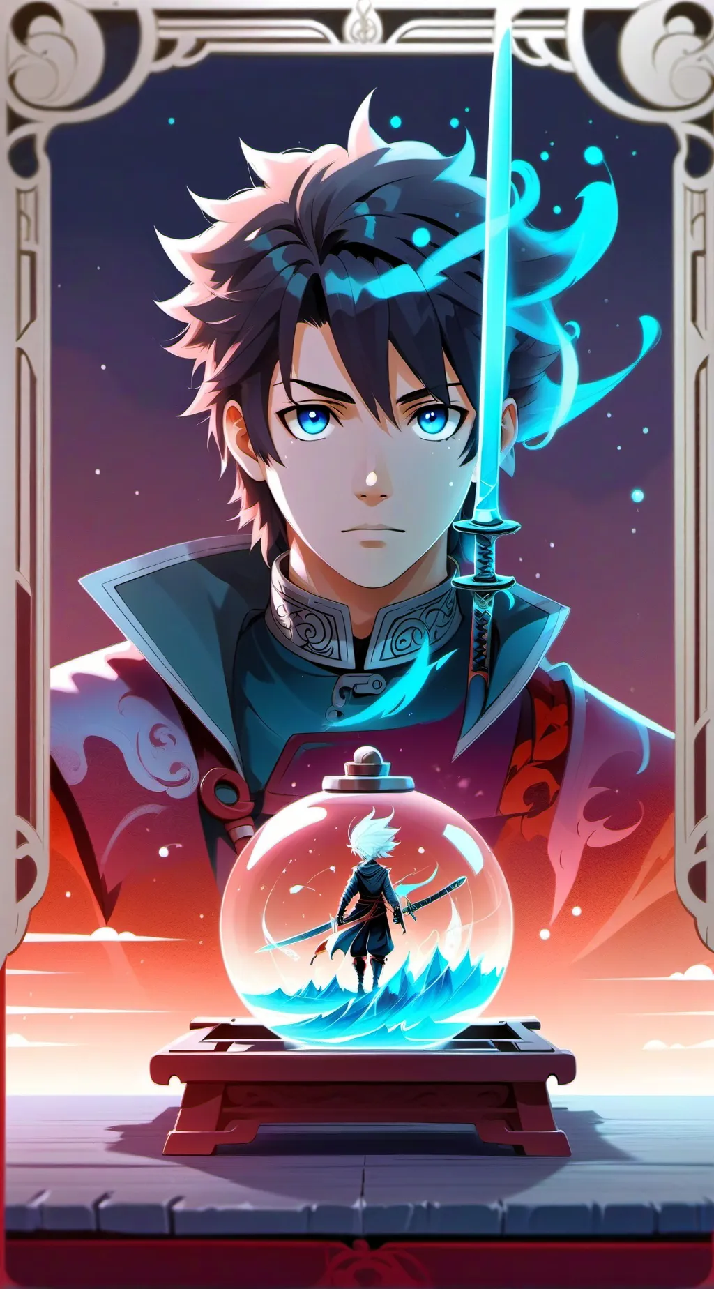 ai character: Equipo 7 background