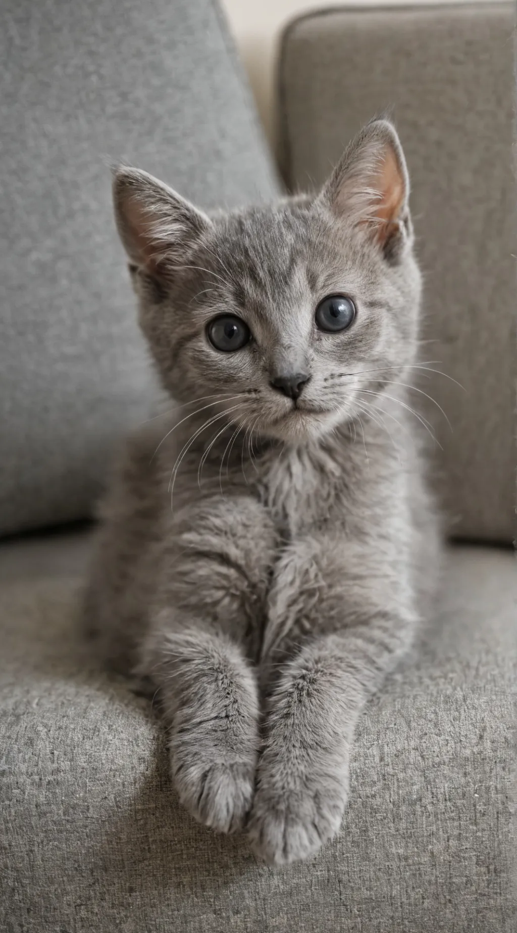 ai character: Gray  background