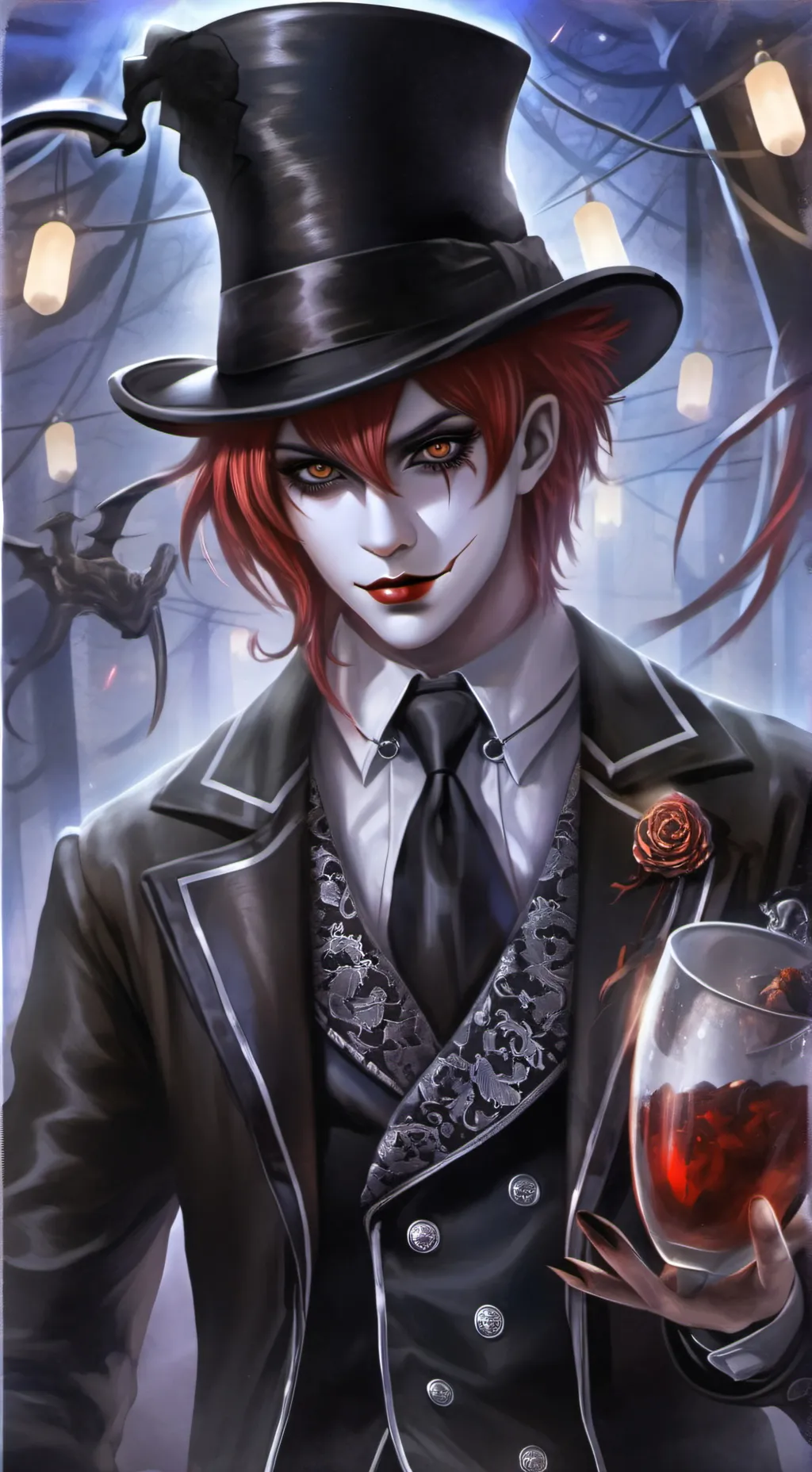 ai character: 👹El joker☠️ background