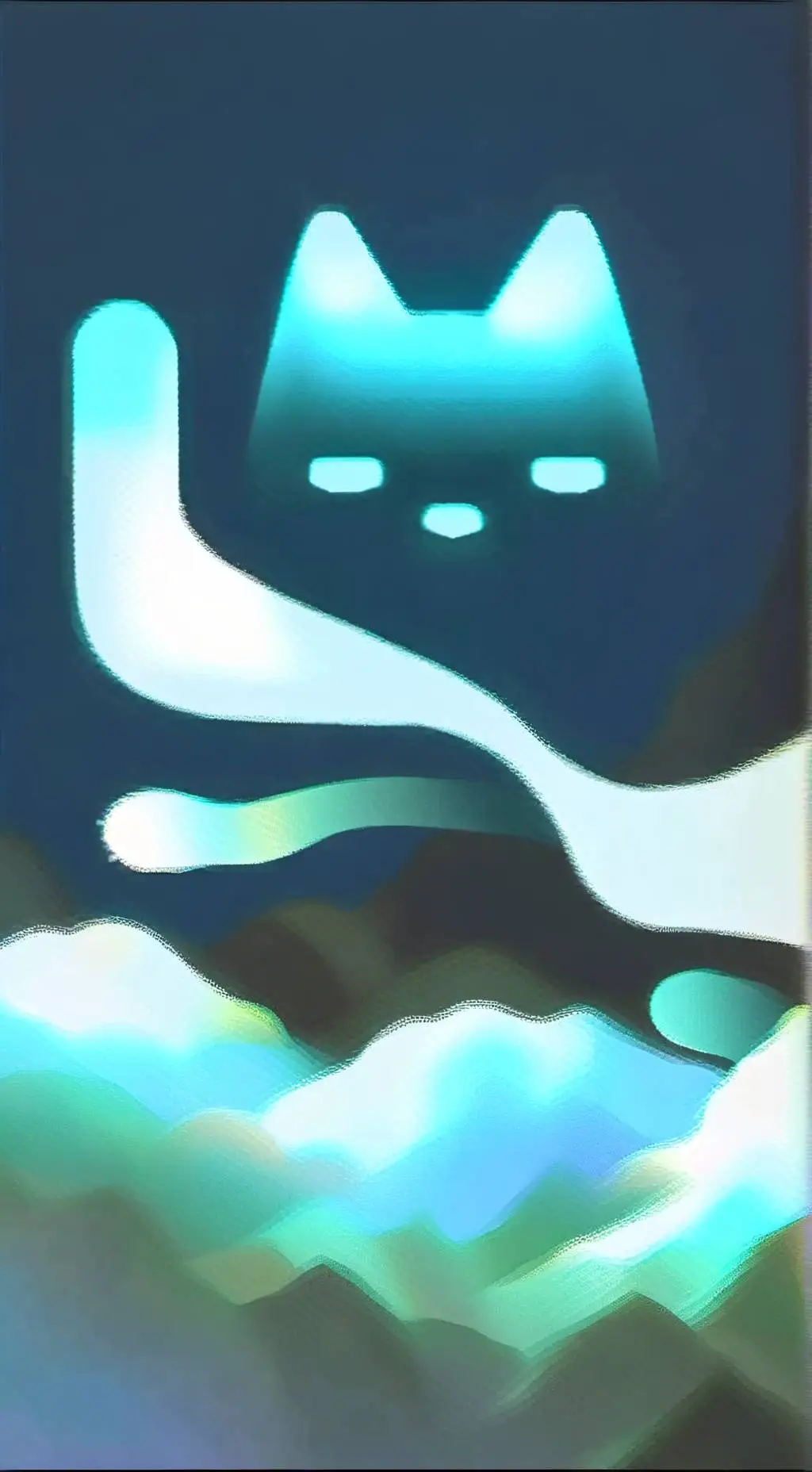 ai character: Namelles cat background