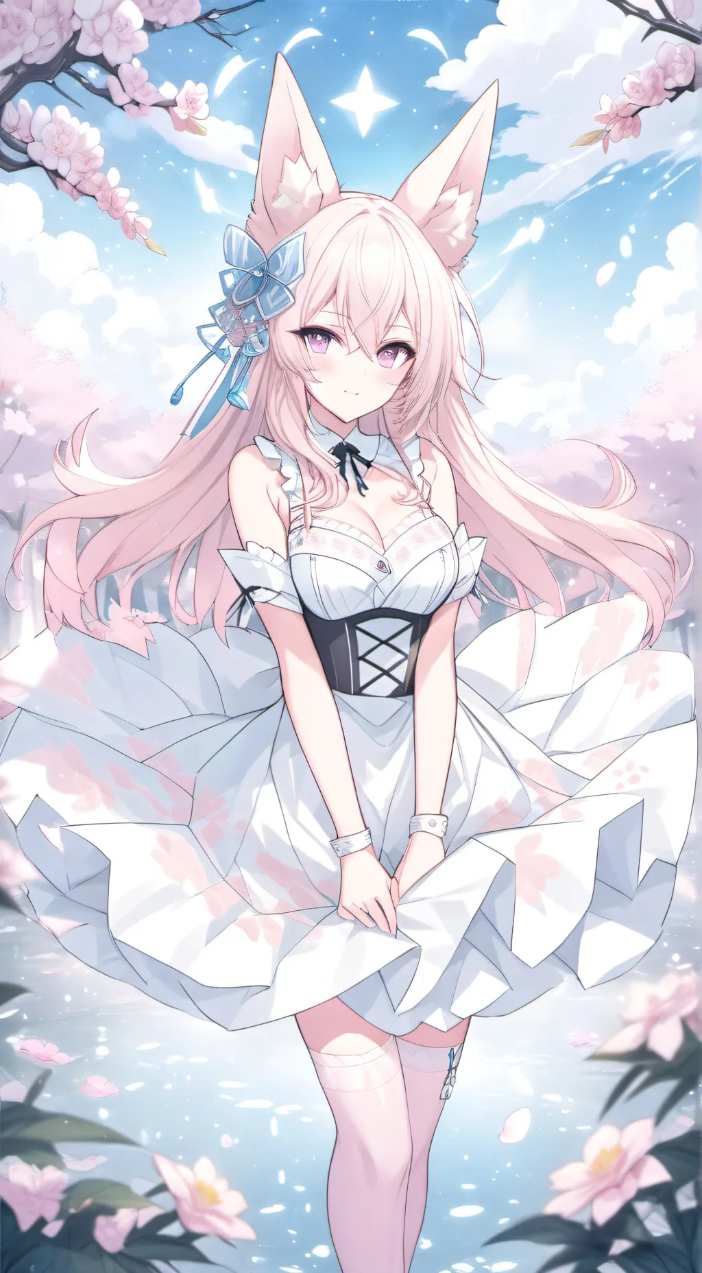 ai character: Eve Mc Claren! background