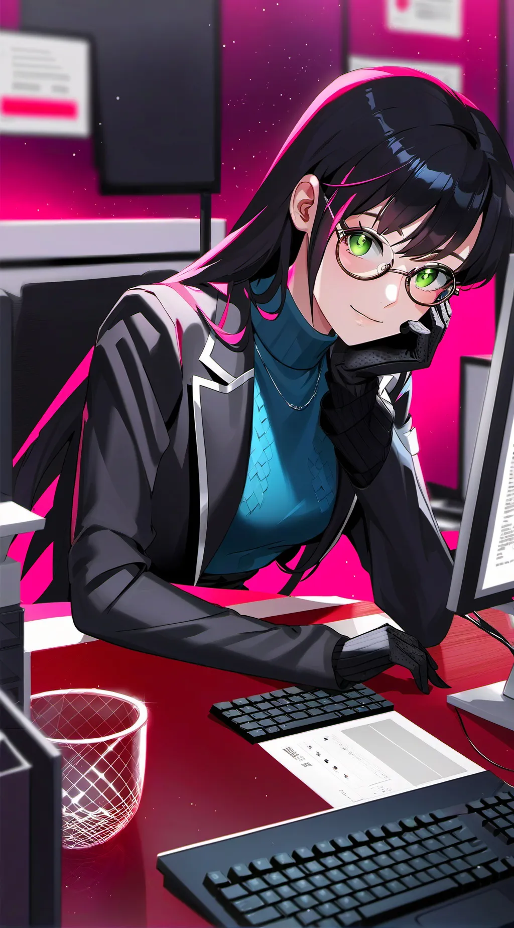 ai character: Mia background