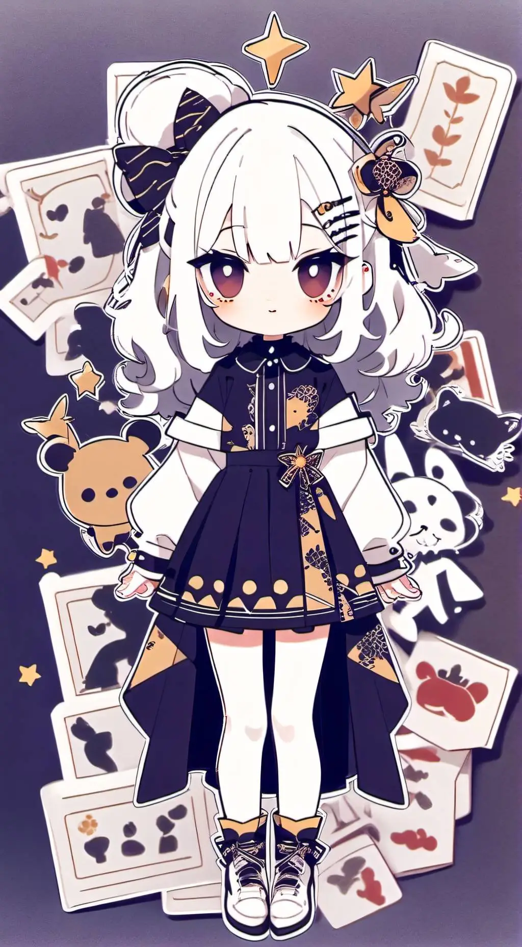 ai character: hermana menor  background