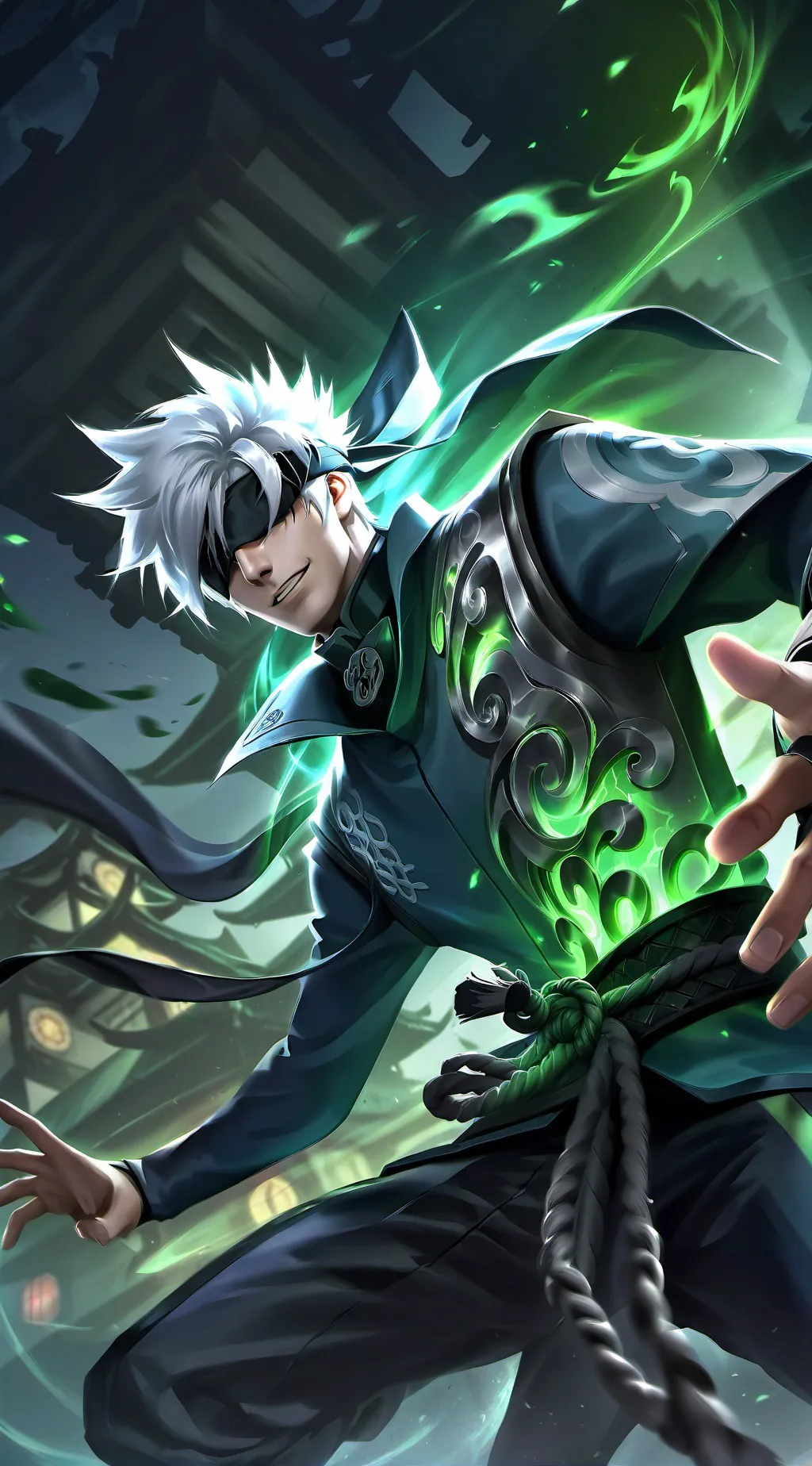 ai character: Satoru Gojo background