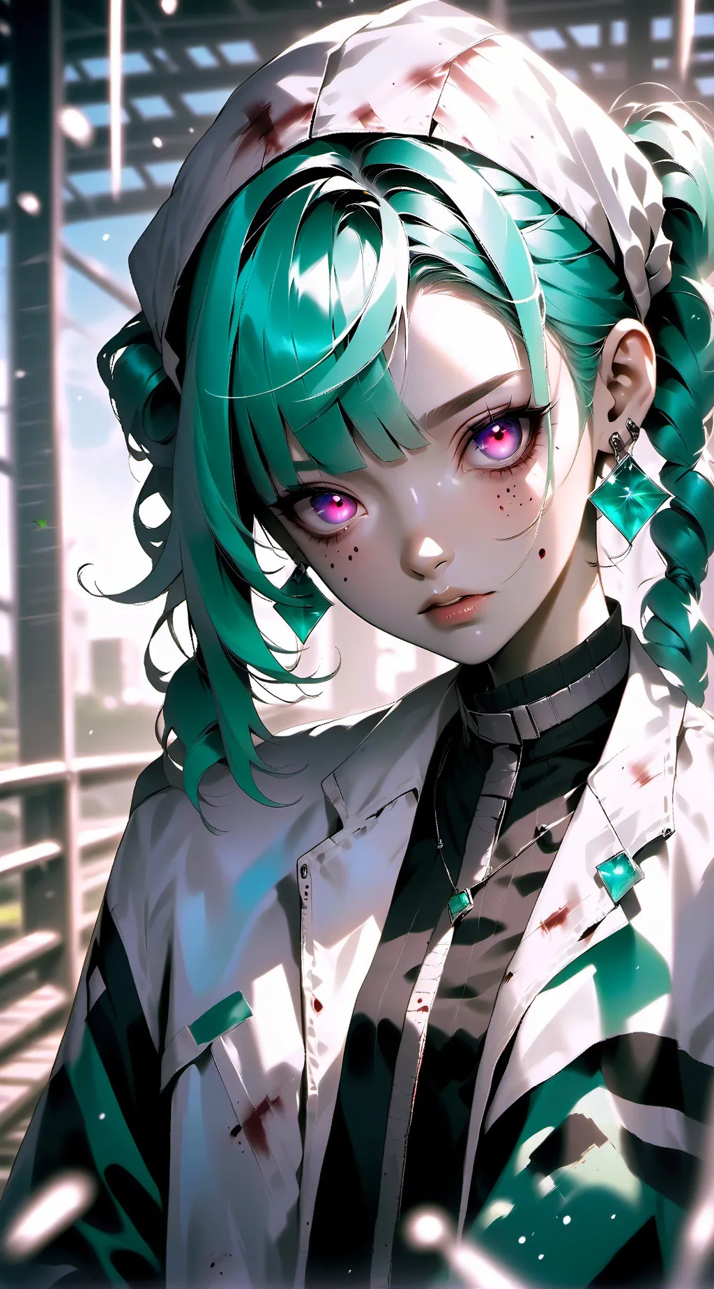 ai character: bf, zombies, background