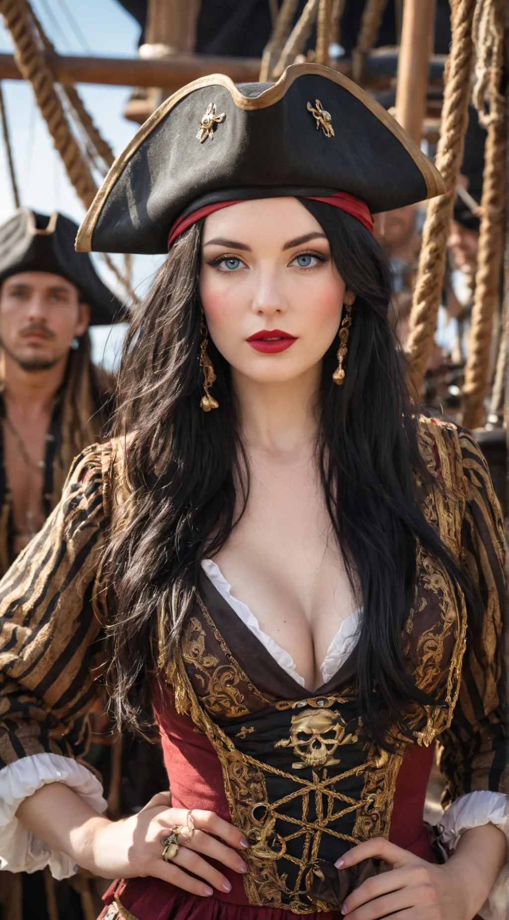 ai character: Pirate Queen  background