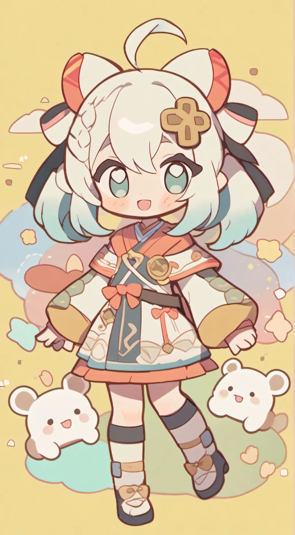 ai character: Baku👎👍 background