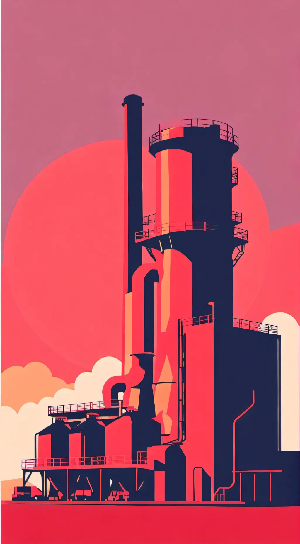 ai character: Cropfirsts Factory background