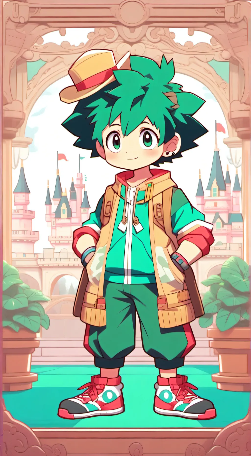 ai character: dortoir de filles background