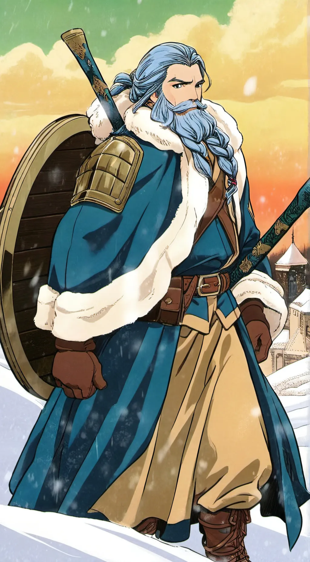 ai character: Moos background