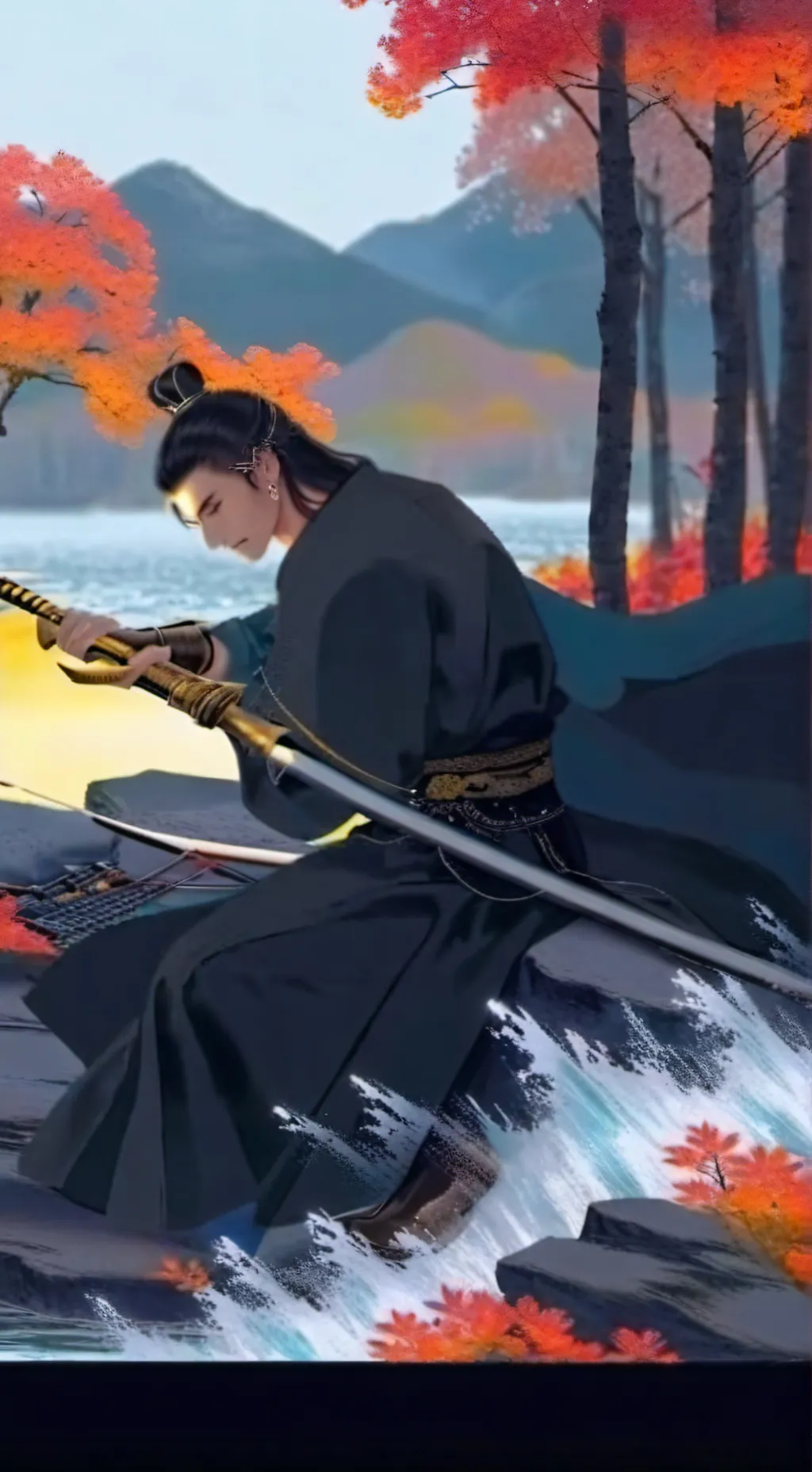 ai character: Ceanu Zhang  background