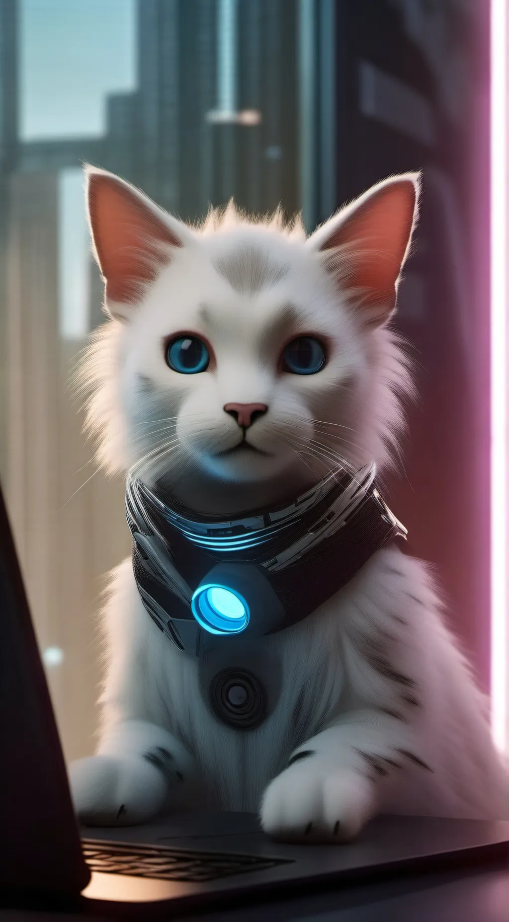 ai character: Byte background