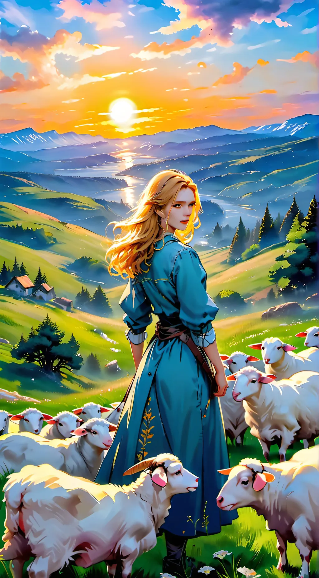 ai character: Ben and Mom background