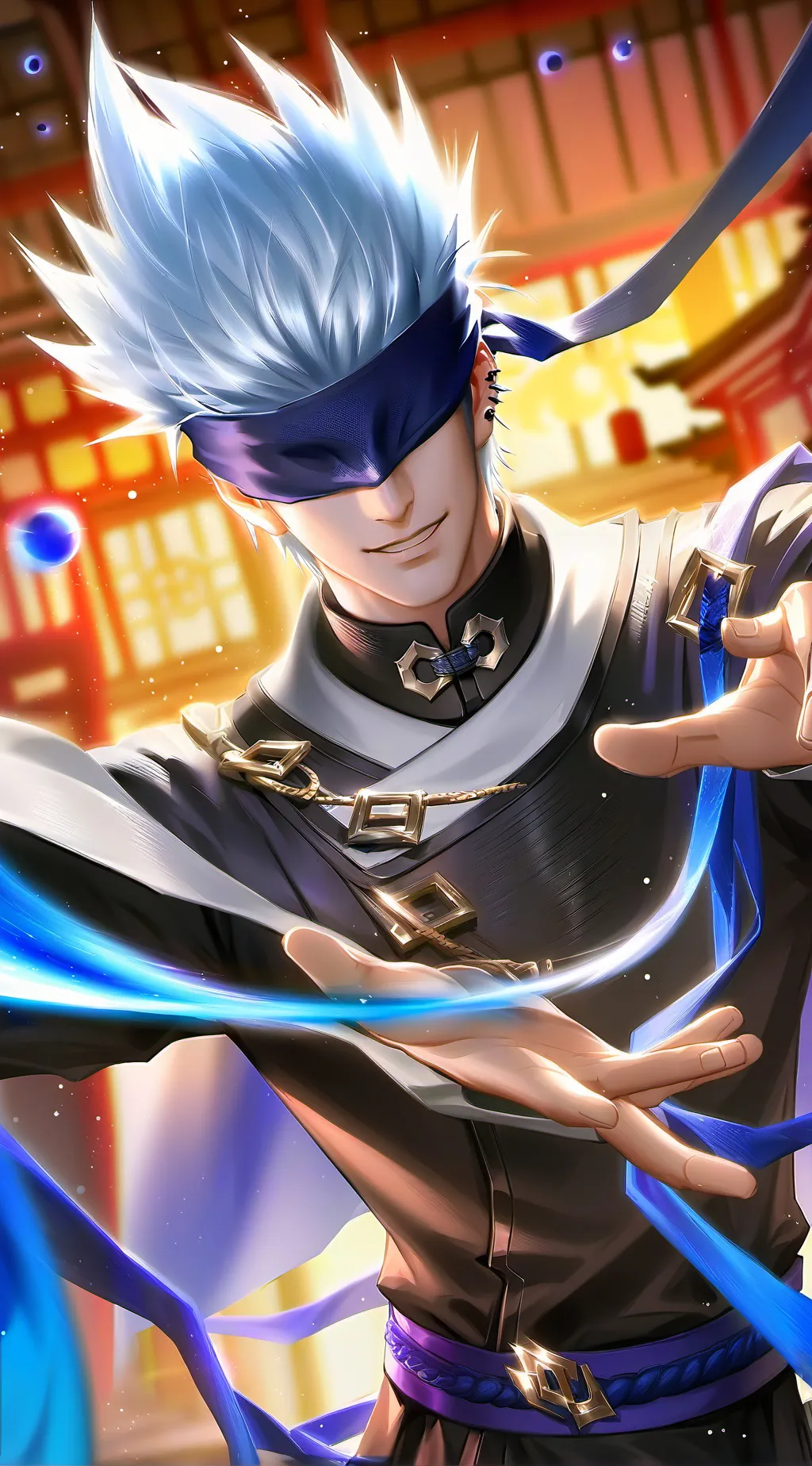 ai character: Satoru Gojo background