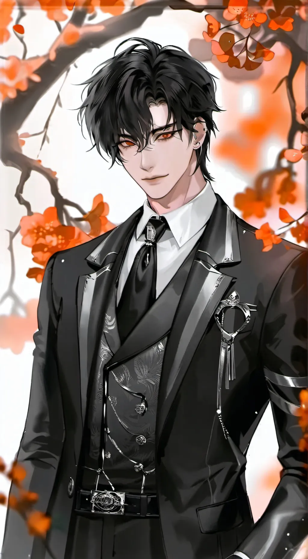 ai character: ꧁Isaac꧂ background