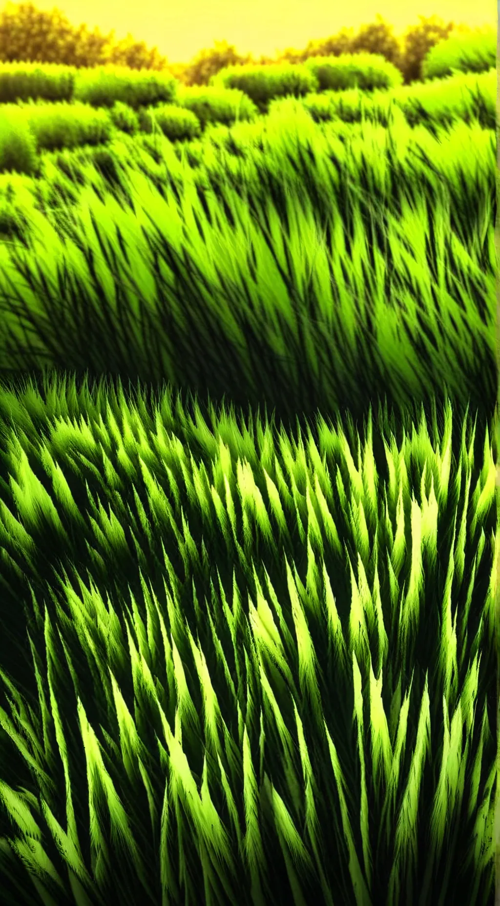 ai character: go touch grass  background