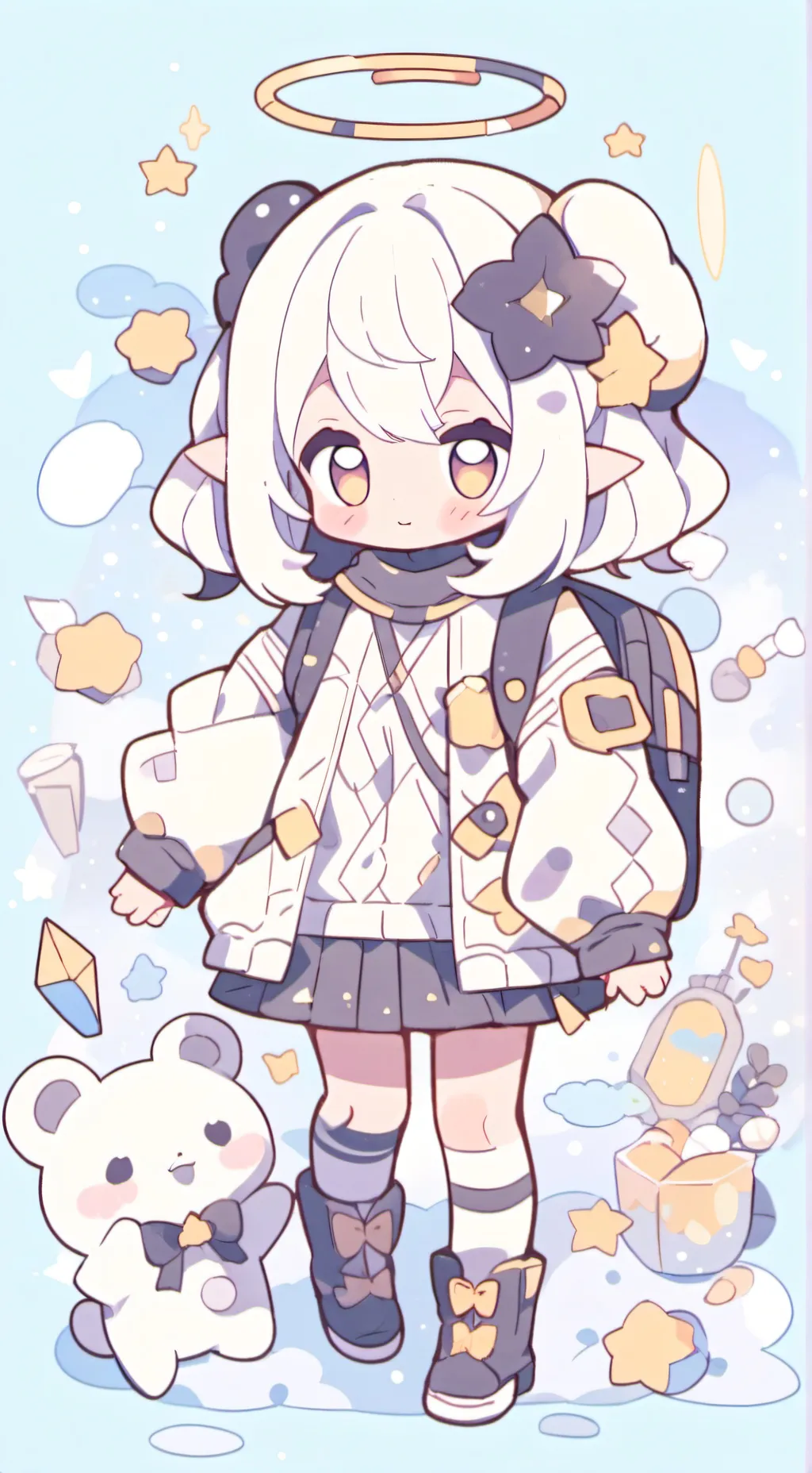 ai character: анокия background