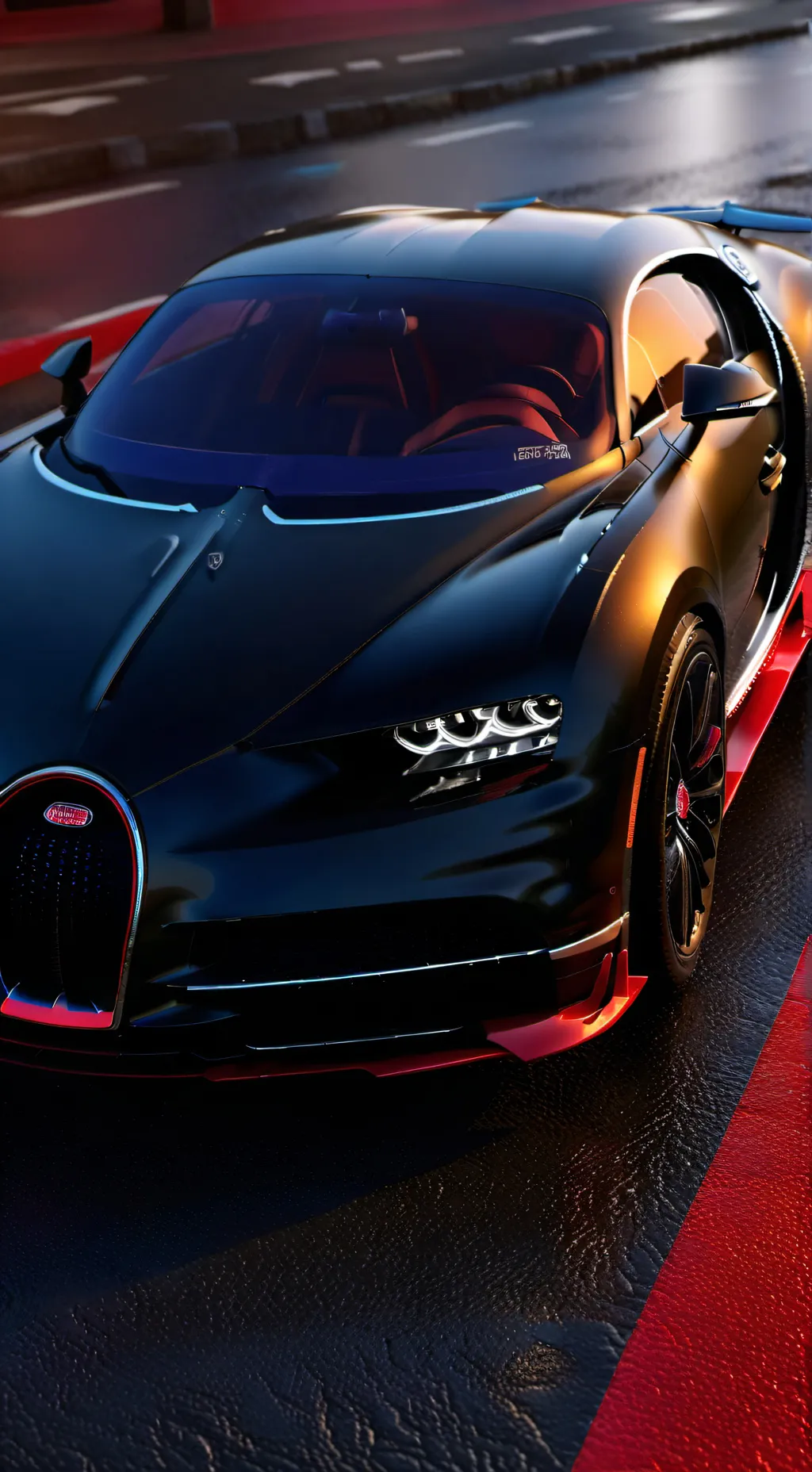 ai character: Car or girl background