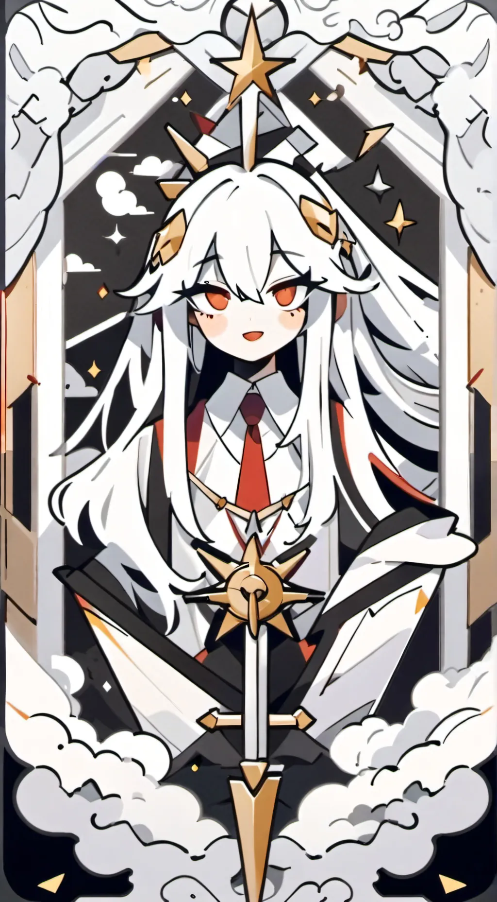 ai character: Dw but ships background