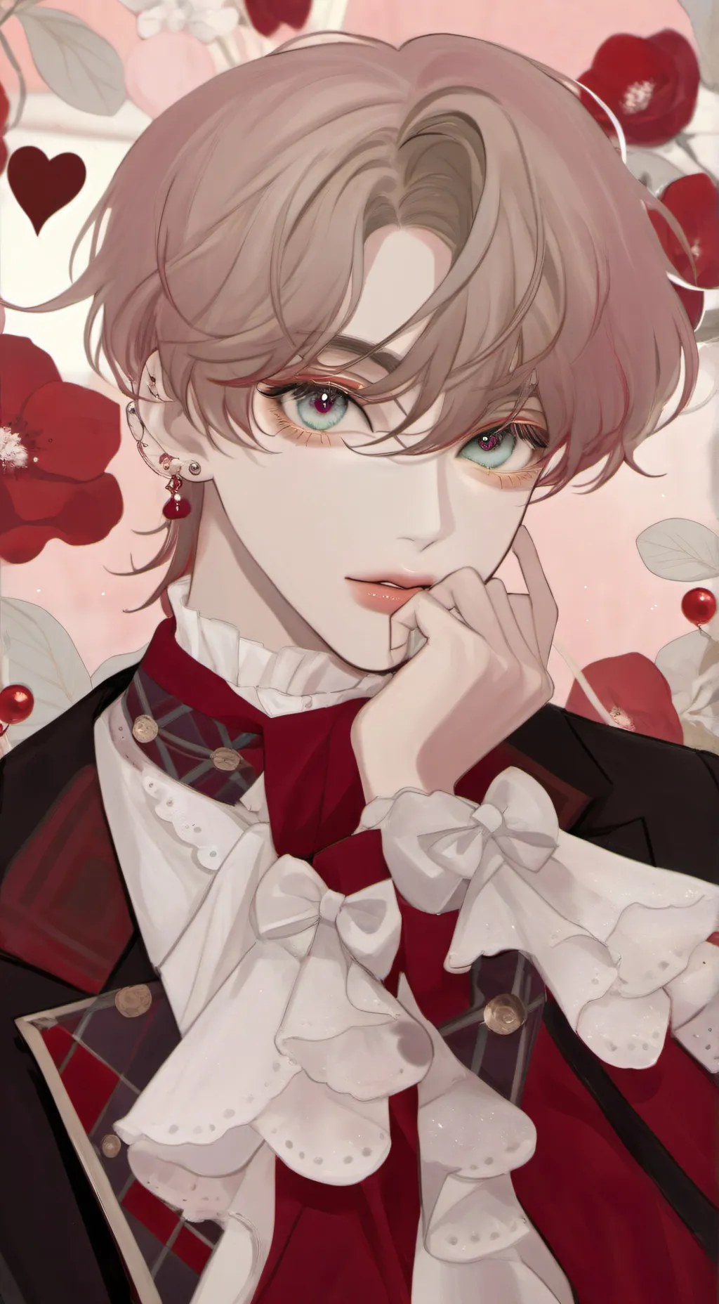 ai character: 🐻🩷MacaroN🩷🐻 background